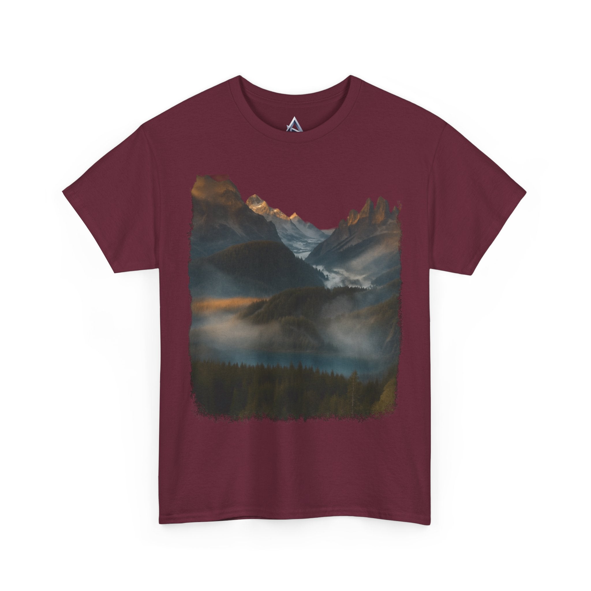 Nature-Inspired Unisex Heavy Cotton Tee, Outdoor, Adventure, Casual Wear, Gift for Nature Lovers, Hiking Merchandise