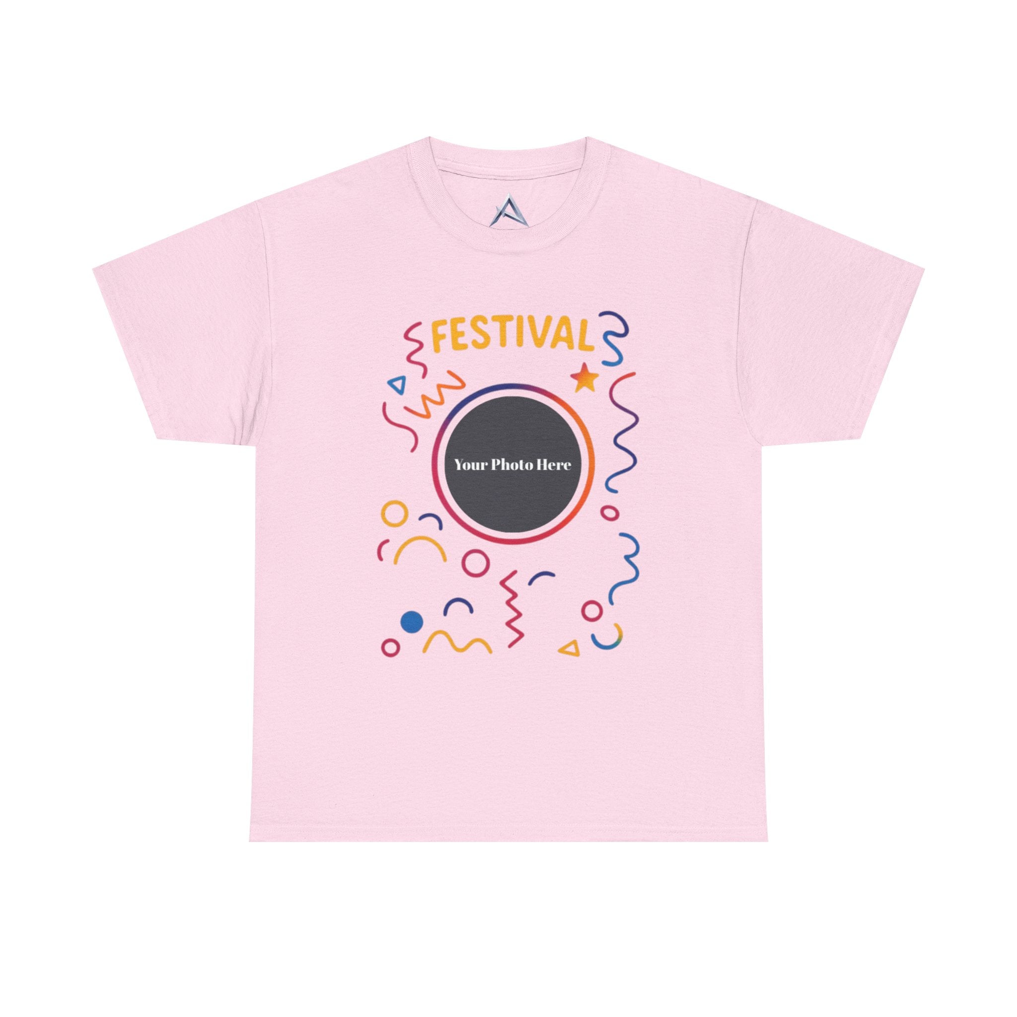 Festival Custom Photo Heavy Cotton Tee