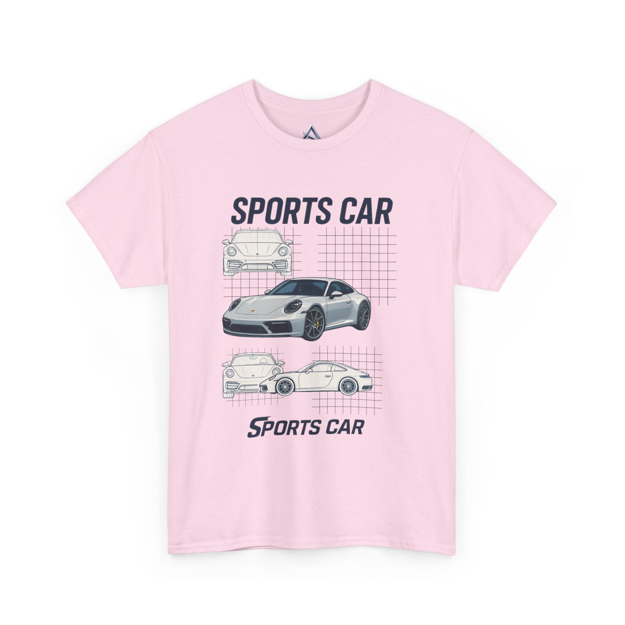 Sporty Car Graphic Heavy Cotton Tee