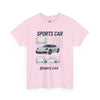Sporty Car Graphic Heavy Cotton Tee