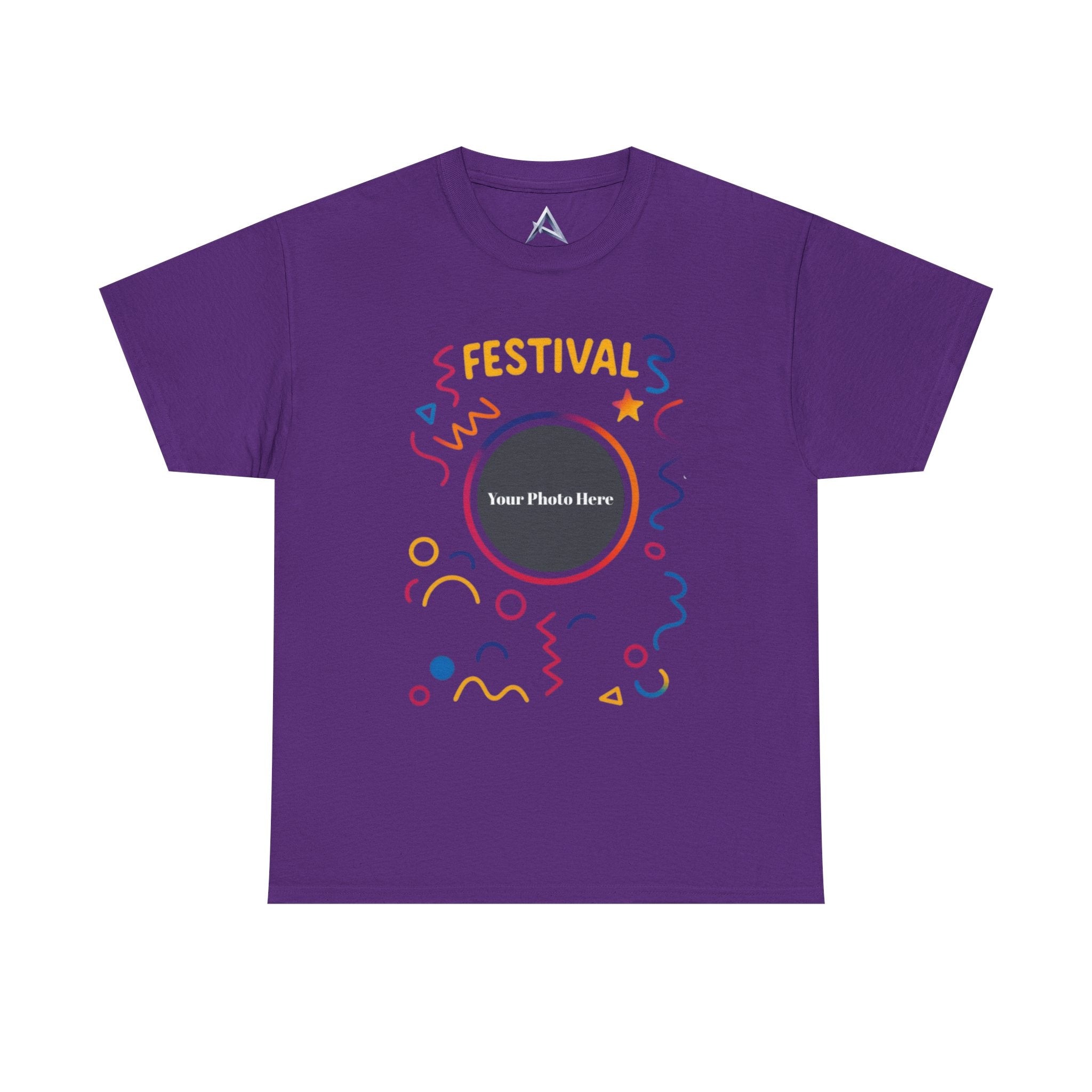 Festival Custom Photo Heavy Cotton Tee