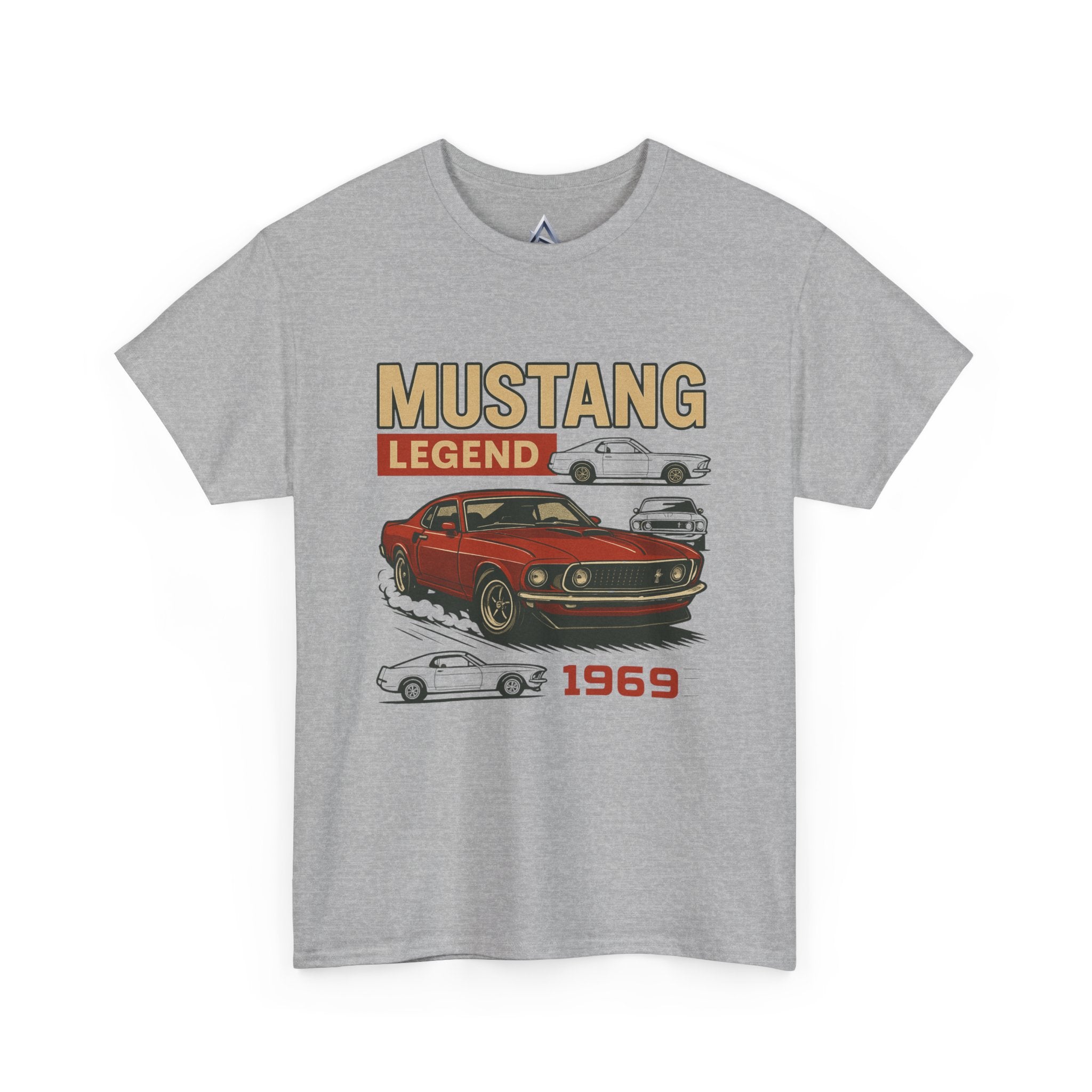 1969 Mustang Legend Unisex Heavy Cotton Tee