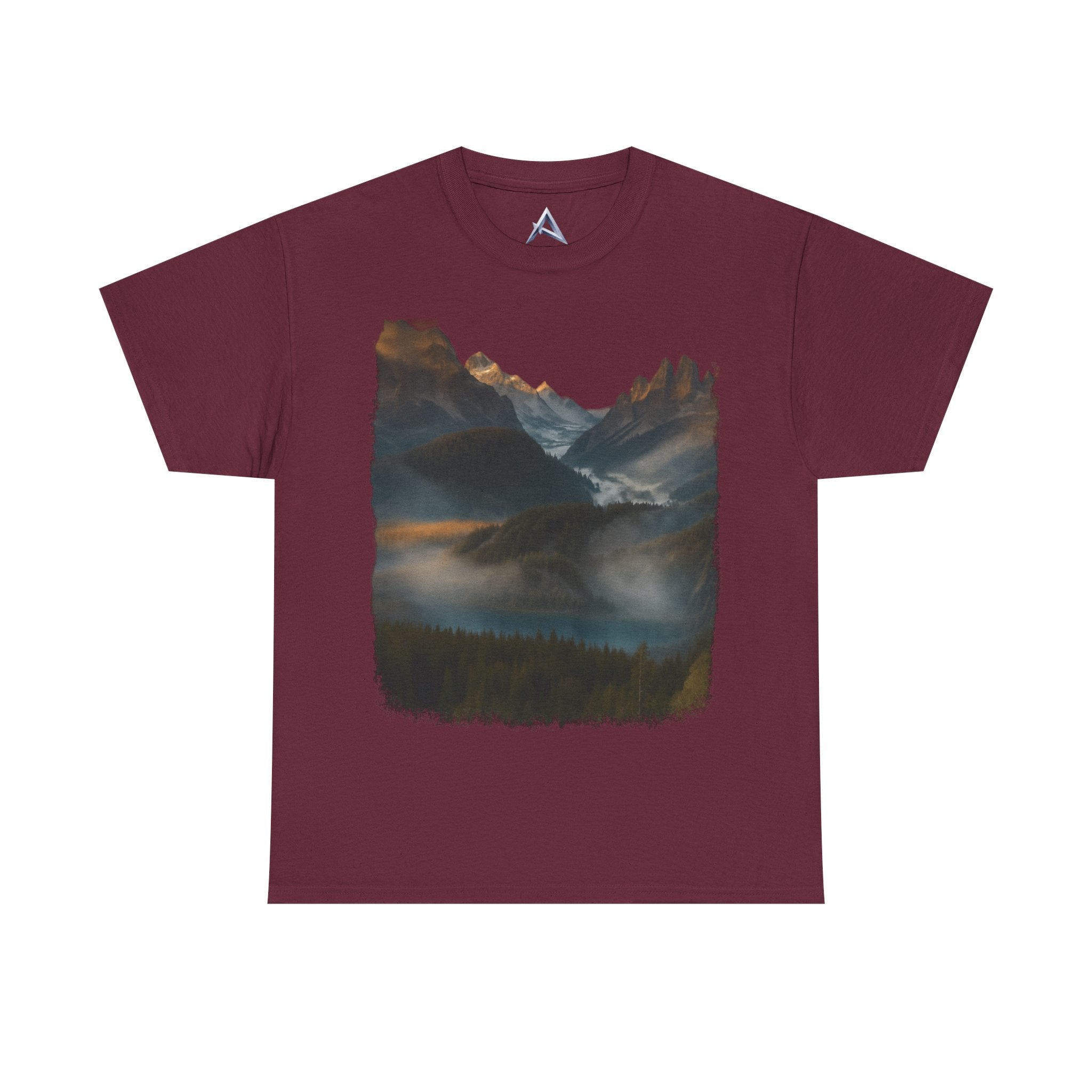 Nature-Inspired Unisex Heavy Cotton Tee, Outdoor, Adventure, Casual Wear, Gift for Nature Lovers, Hiking Merchandise