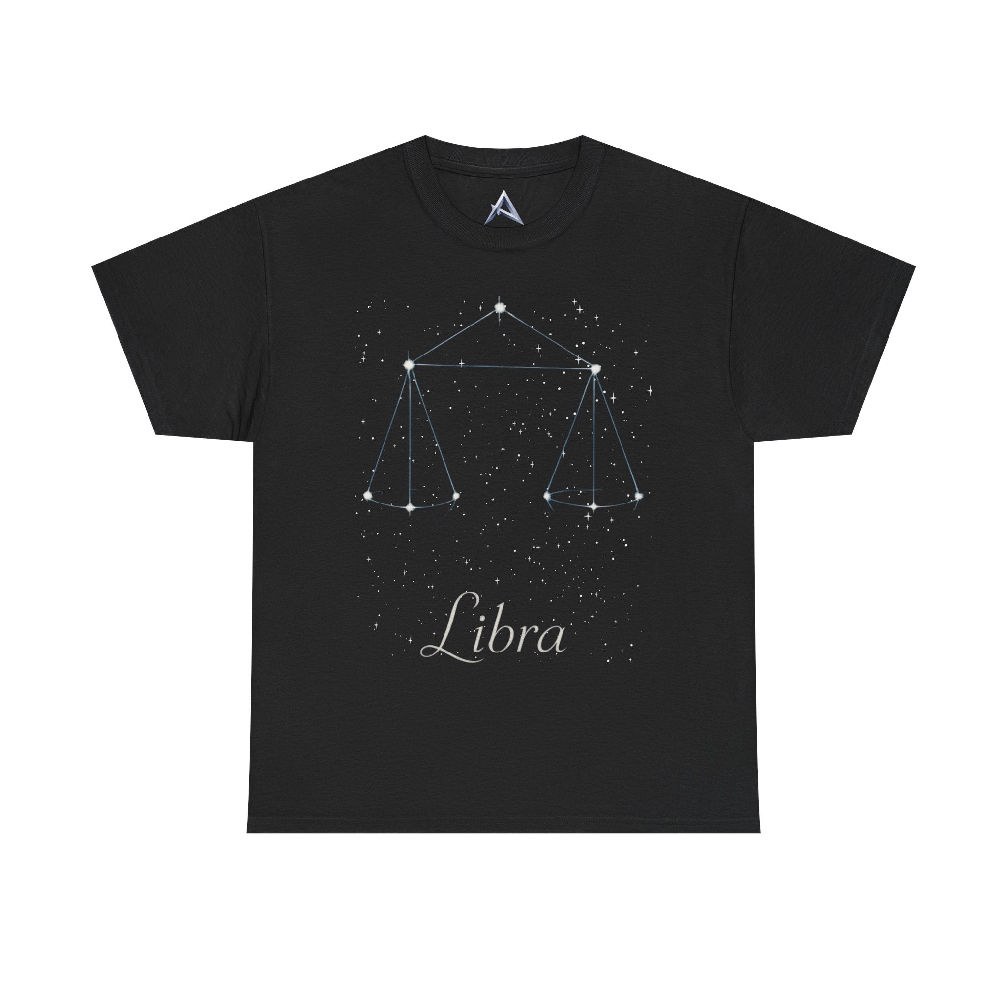Libra Constellation Unisex Heavy Cotton Tee