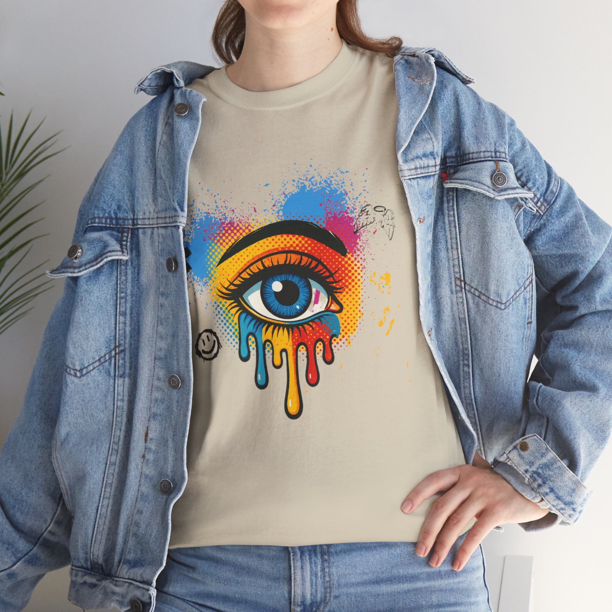 Artistic Eye Tee, Unisex Heavy Cotton T-Shirt