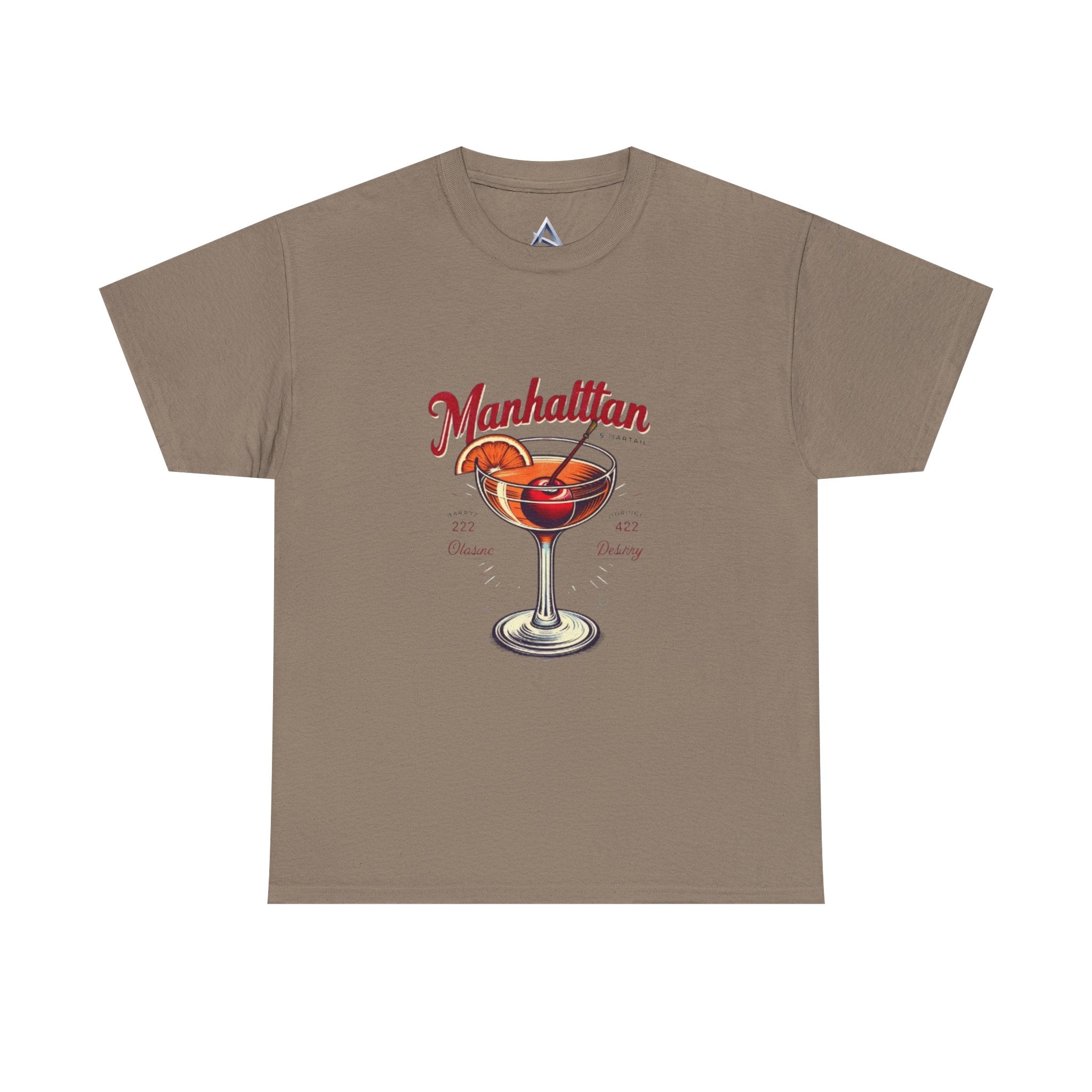 Manhattan Cocktail Unisex Heavy Cotton Tee
