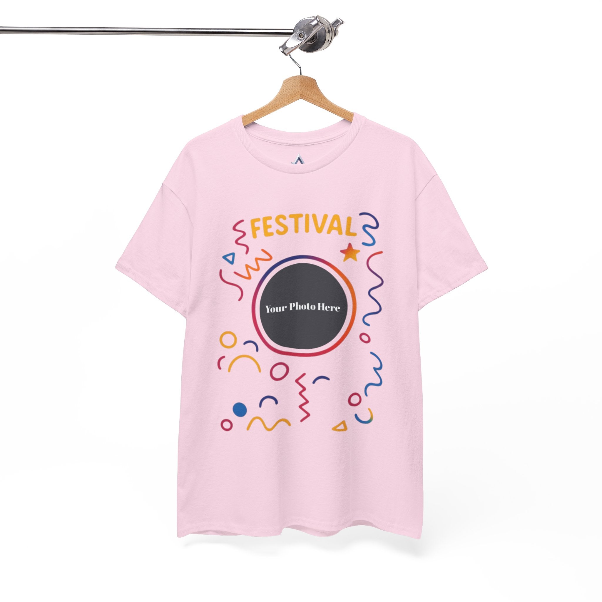 Festival Custom Photo Heavy Cotton Tee