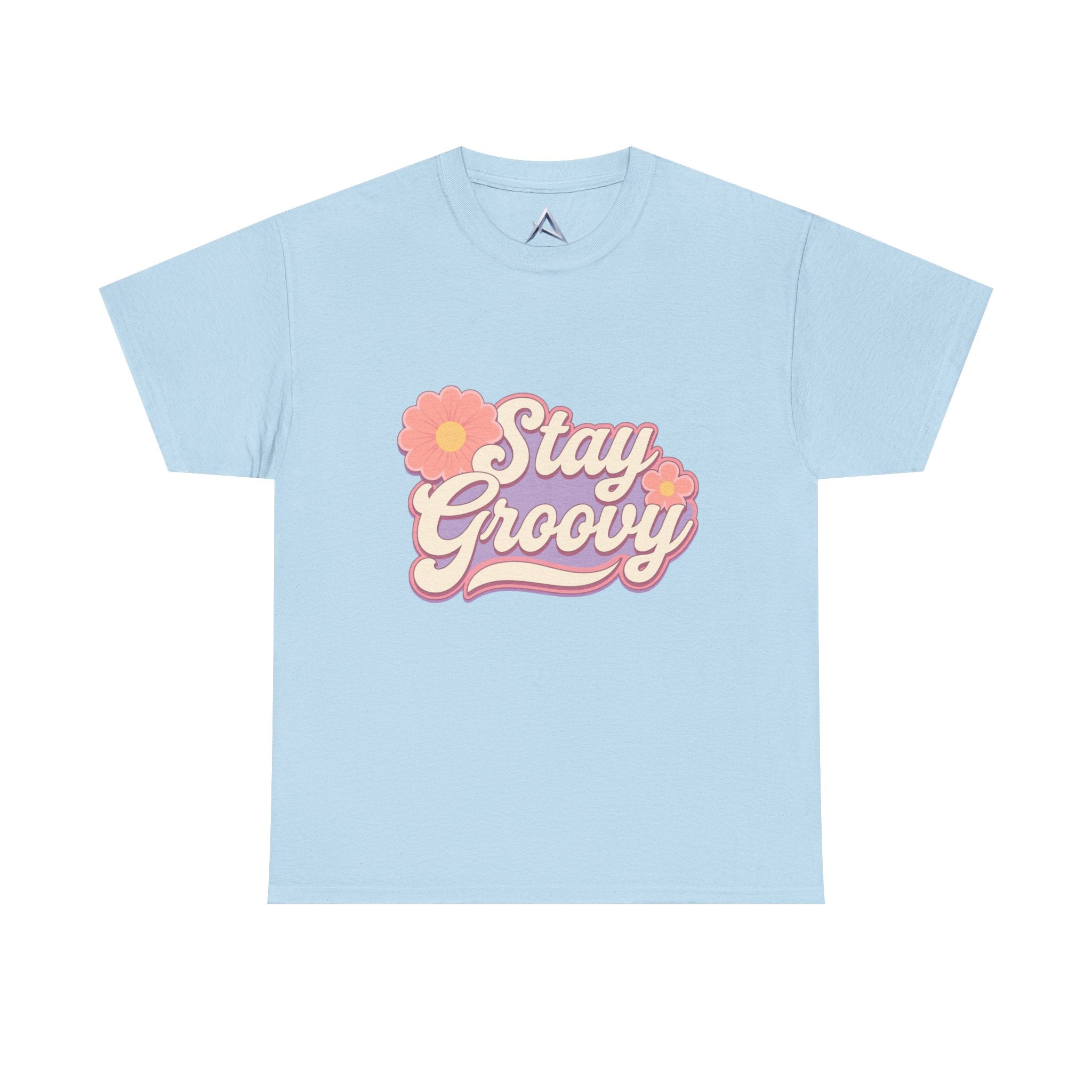 Stay Groovy Retro Unisex Heavy Cotton Tee
