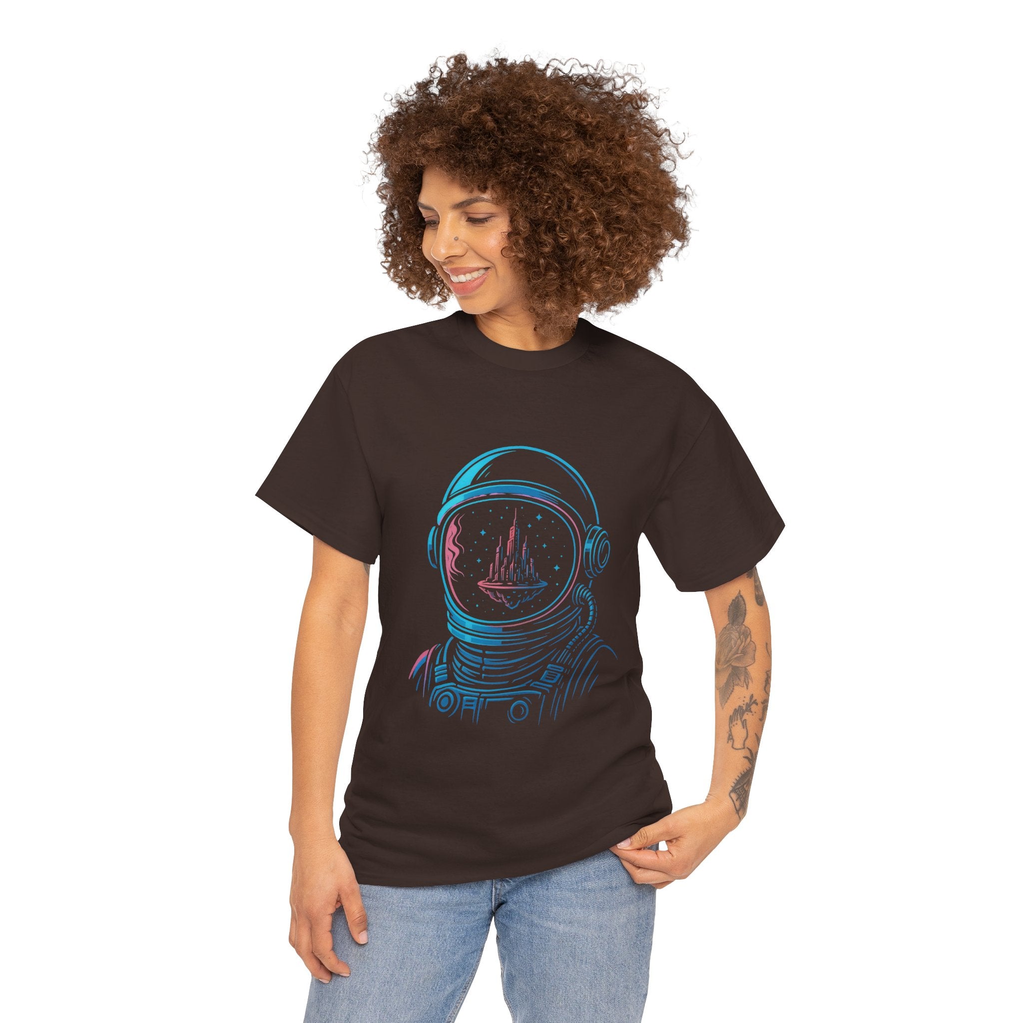 Cosmic Astronaut Unisex Heavy Cotton Tee