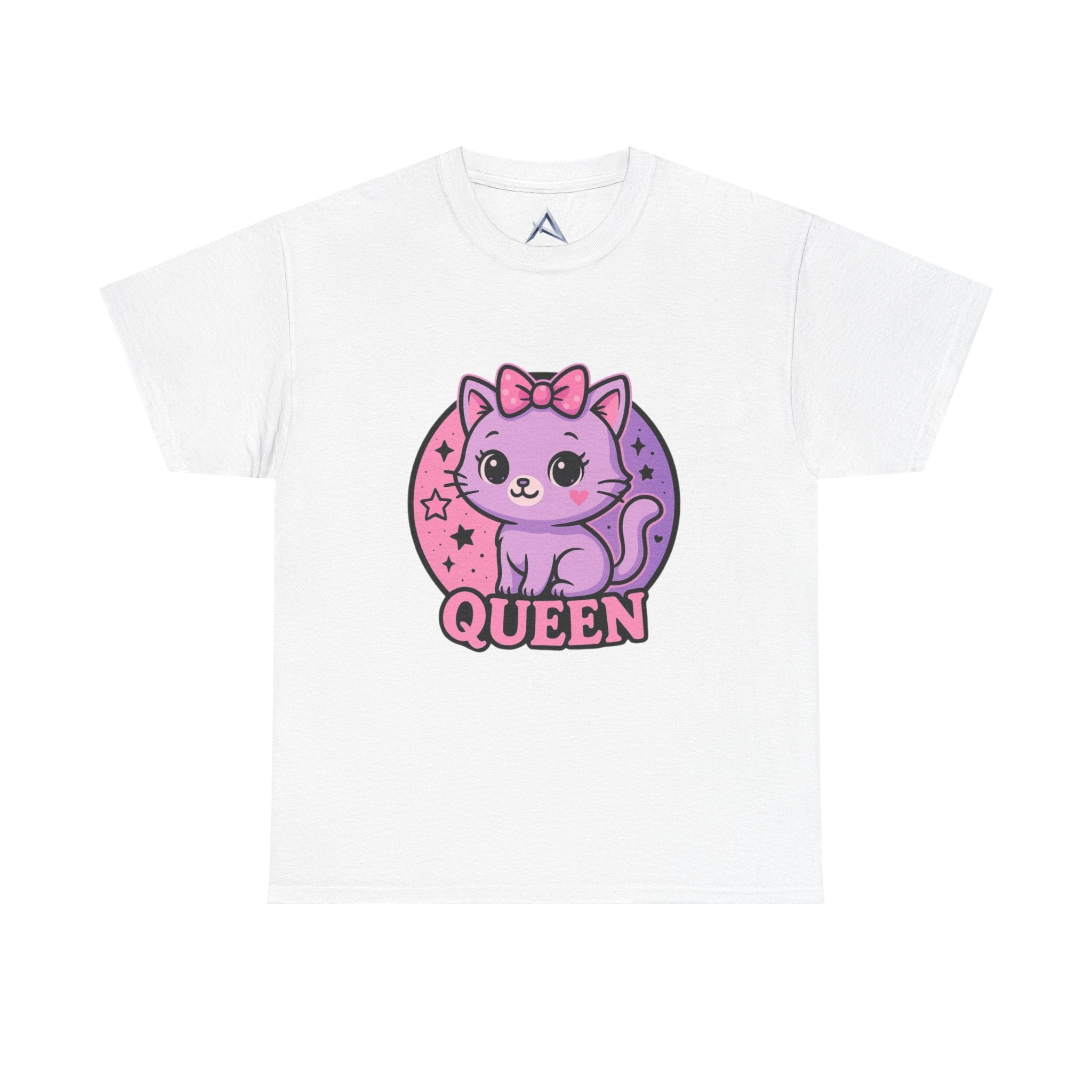 Cute Cat Queen Unisex Heavy Cotton Tee