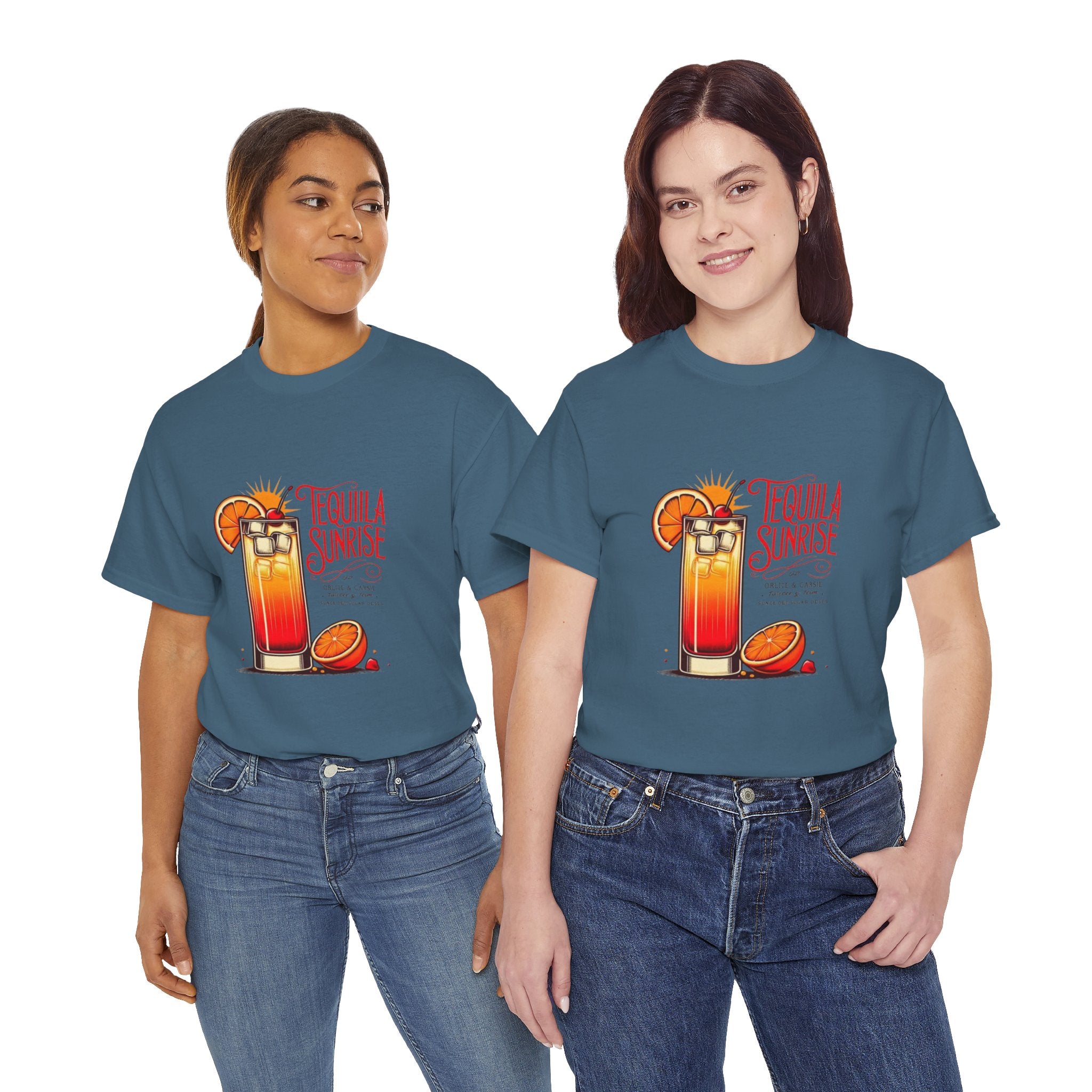 Tequila Cocktail Unisex Heavy Cotton Tee