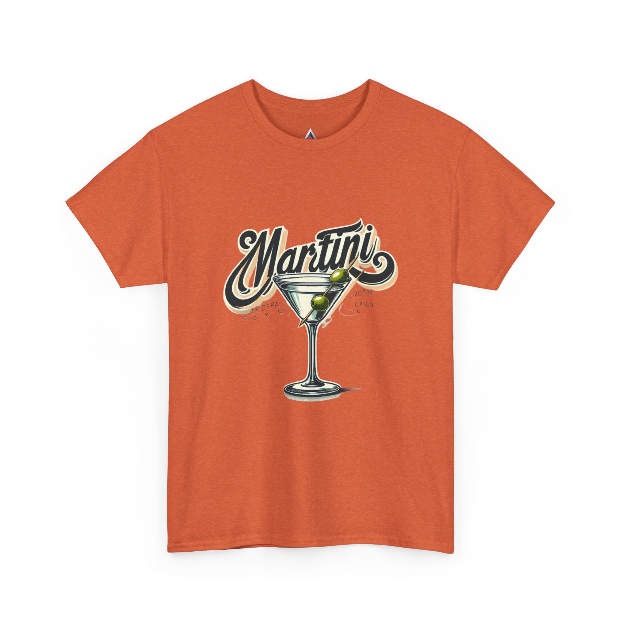 Martini Cocktail Unisex Heavy Cotton Tee