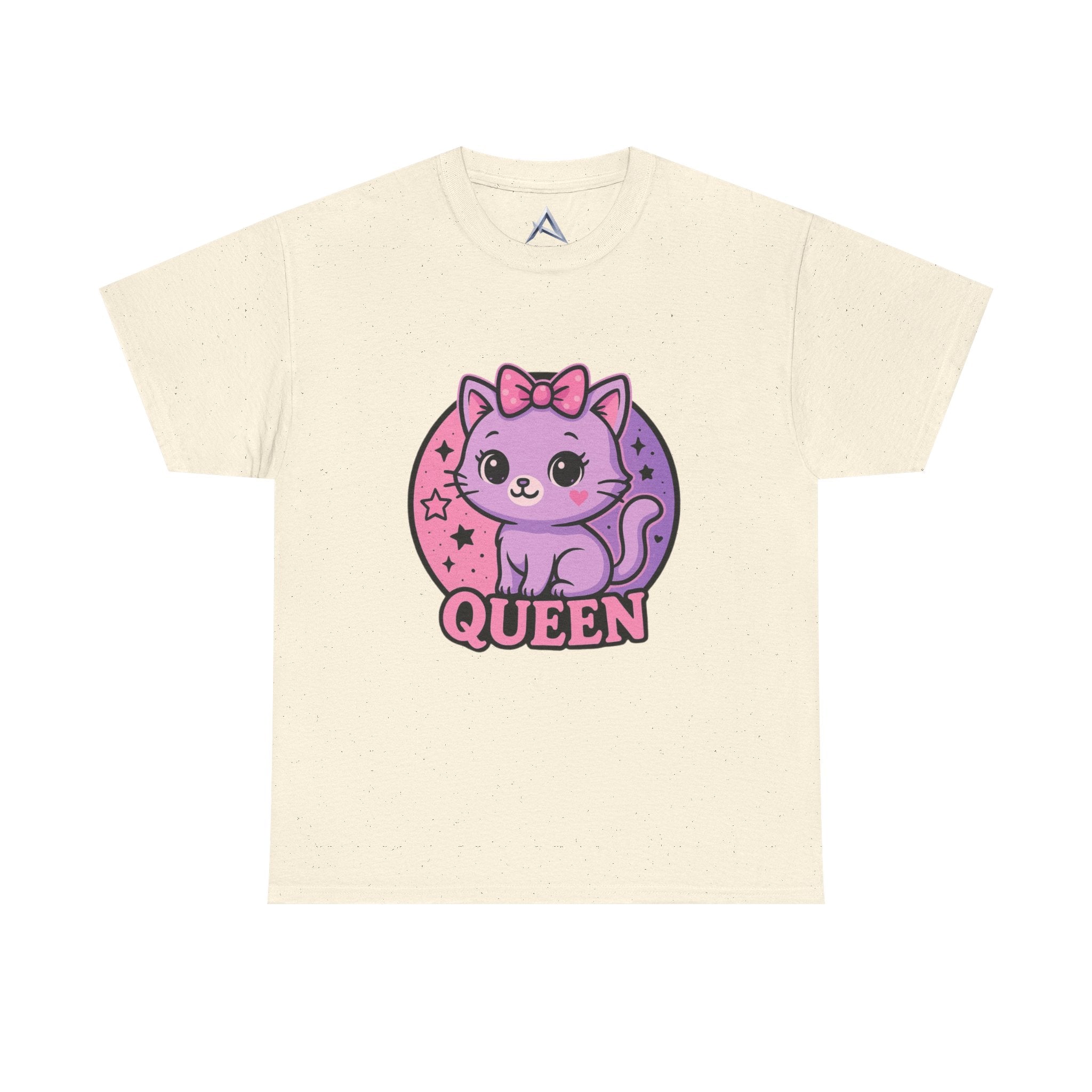 Cute Cat Queen Unisex Heavy Cotton Tee