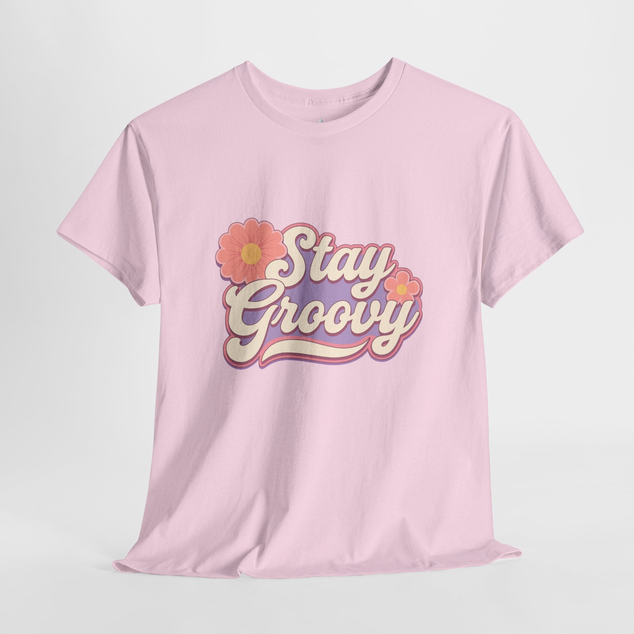 Stay Groovy Retro Unisex Heavy Cotton Tee