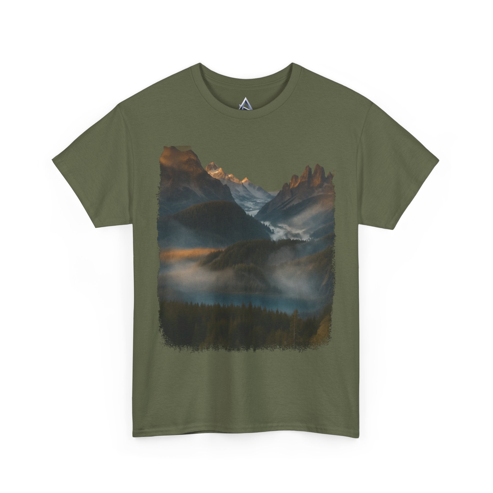 Nature-Inspired Unisex Heavy Cotton Tee, Outdoor, Adventure, Casual Wear, Gift for Nature Lovers, Hiking Merchandise