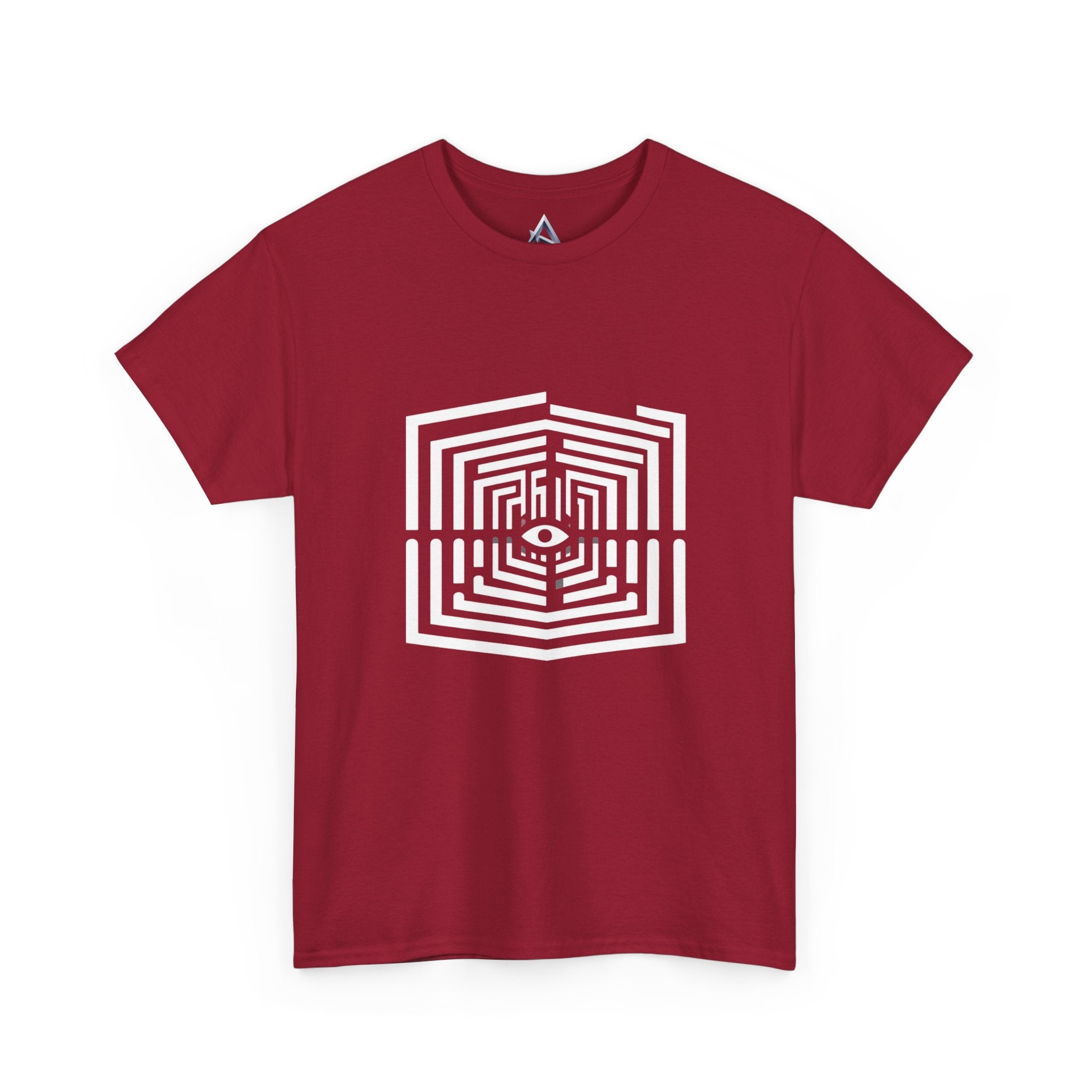 Geometric Maze Heavy Cotton Tee