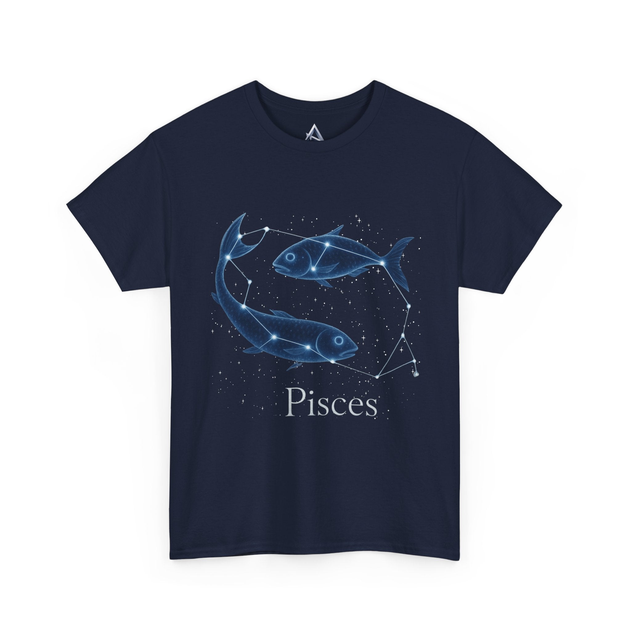 Pisces Zodiac Astrology Unisex Heavy Cotton Tee