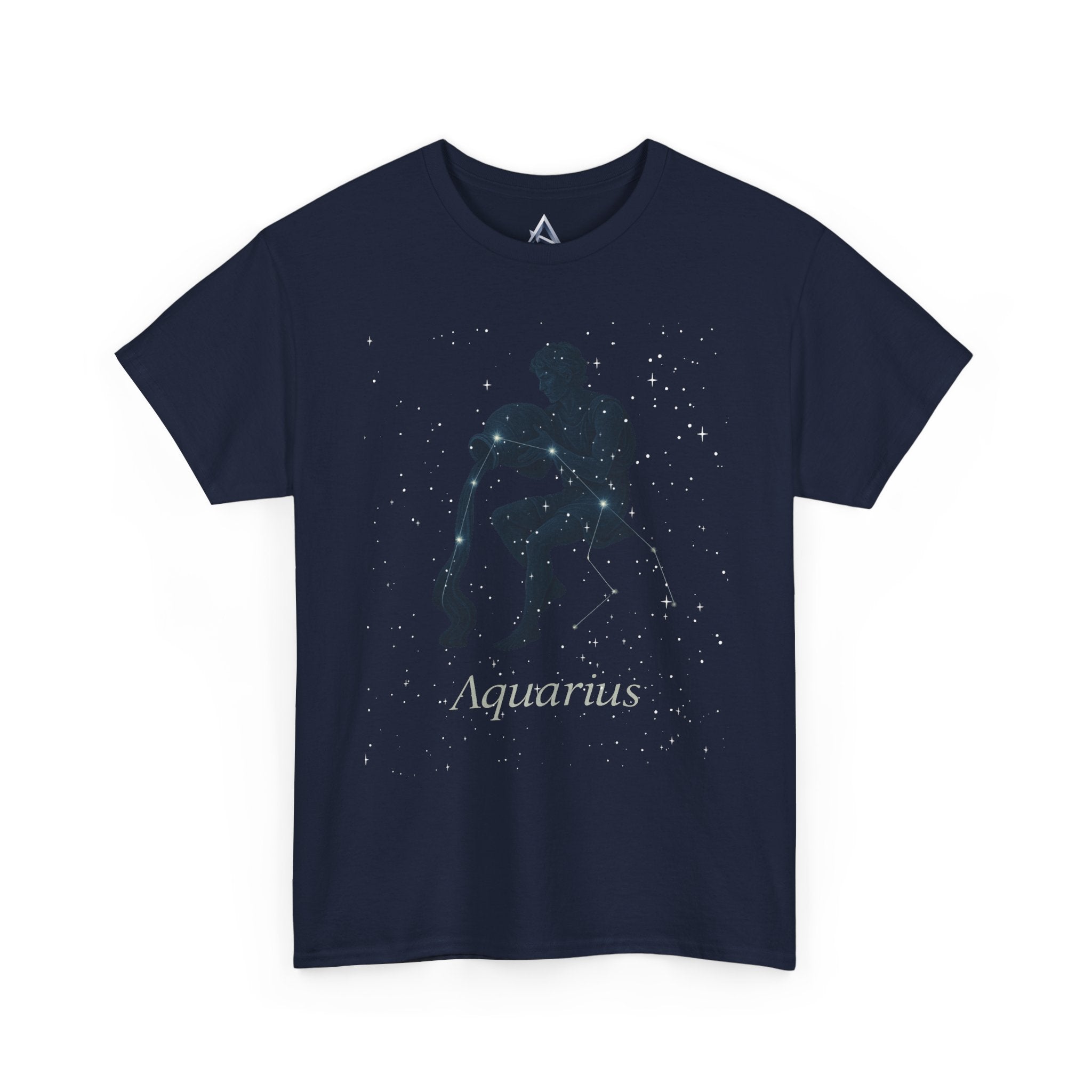 Aquarius Zodiac Astrology Unisex Heavy Cotton Tee