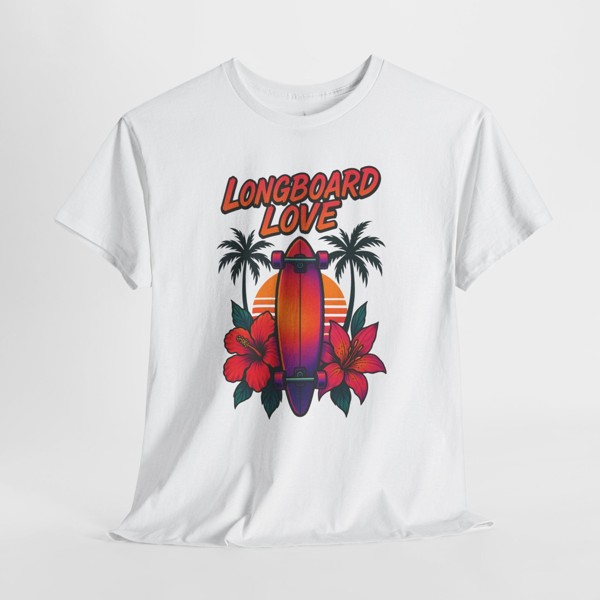 Longboard Love Unisex Heavy Cotton Tee