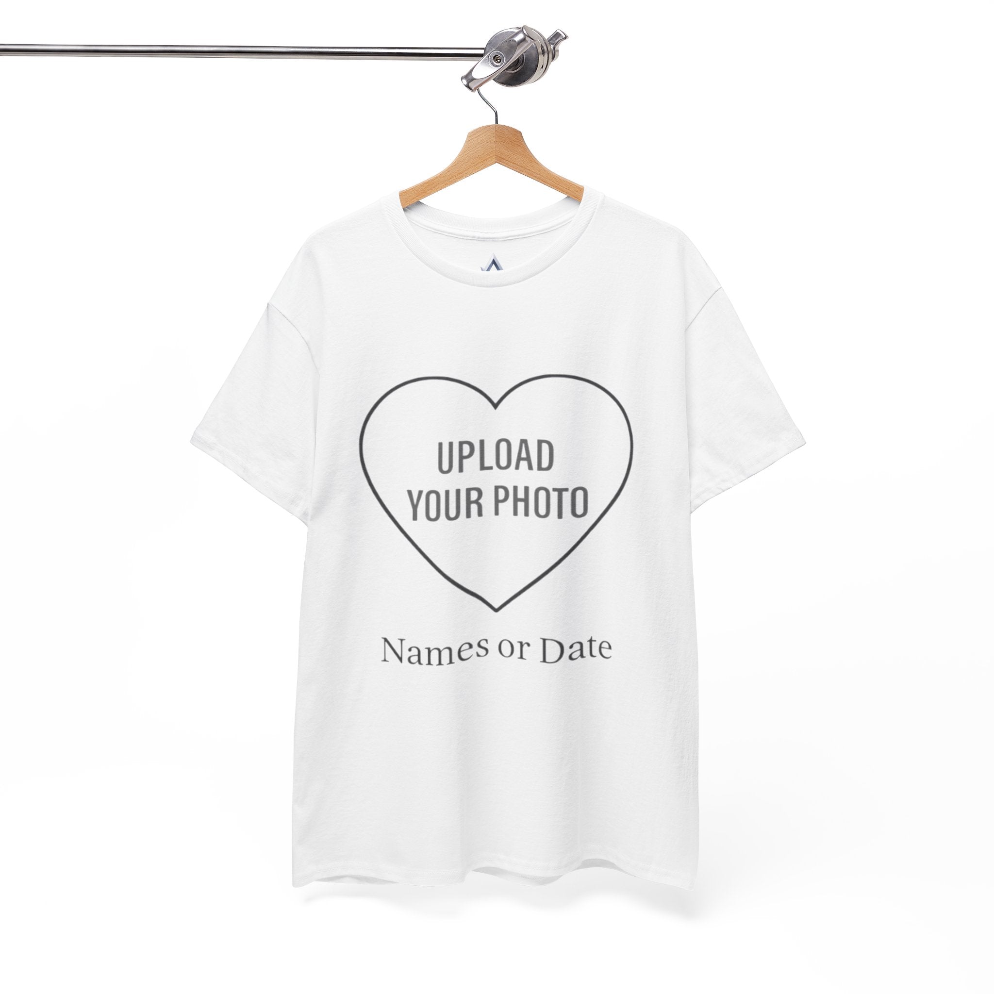 Photo Heart Custom - Heavy Cotton Tee