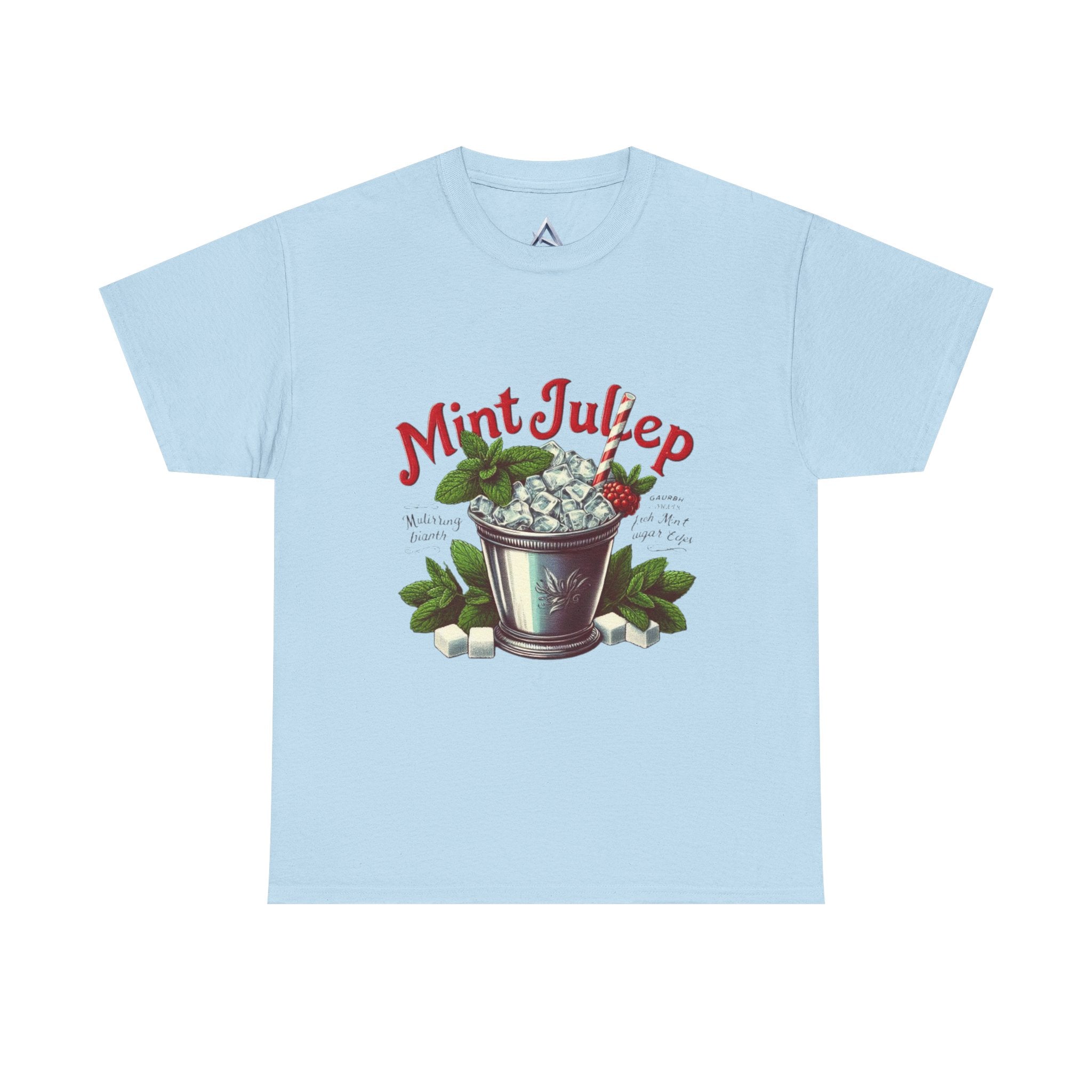 Mint Julep Cocktail Unisex Heavy Cotton Tee