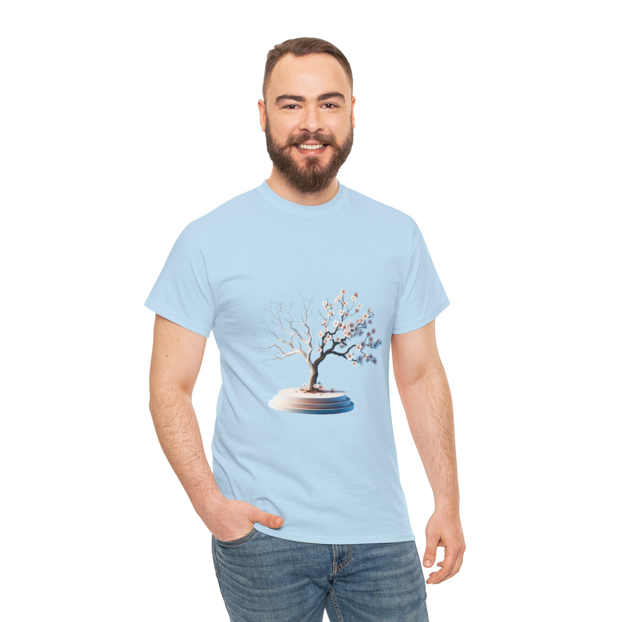 Bonsai Tree Unisex Heavy Cotton Tee