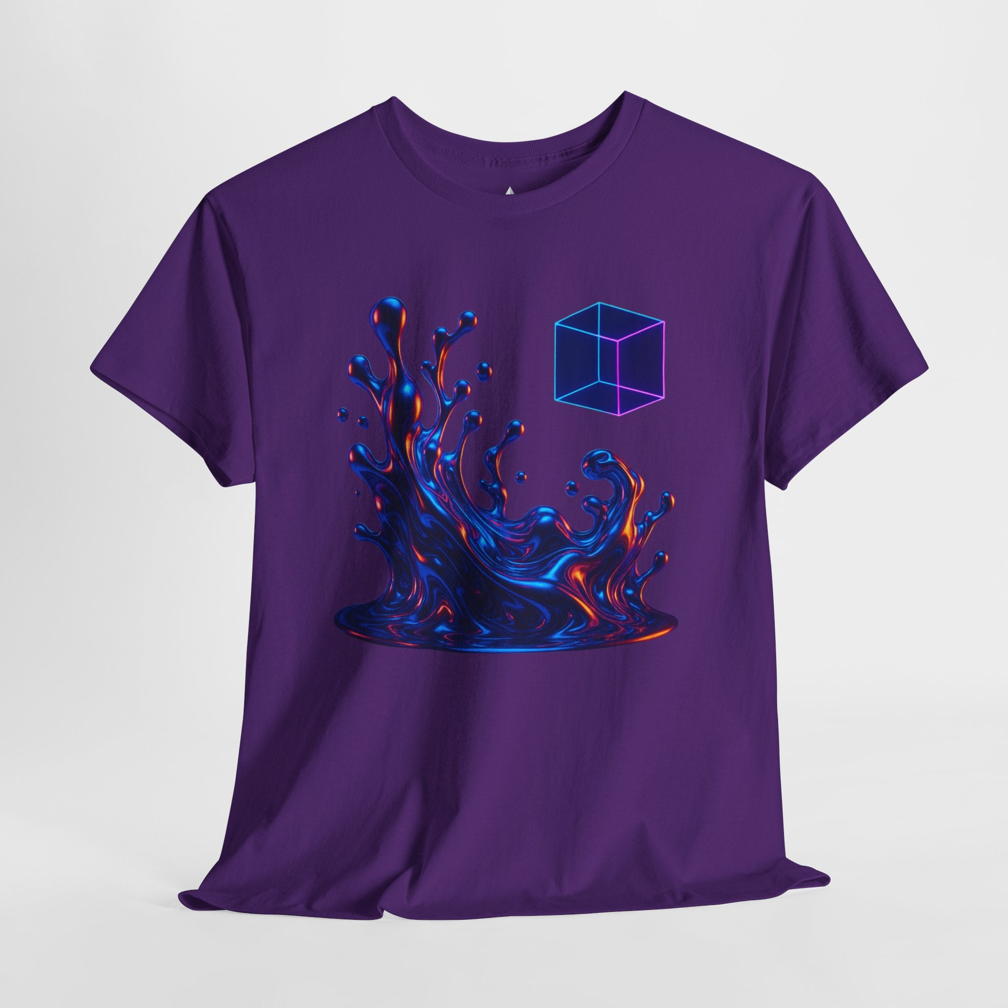Vibrant Splash Art Unisex Heavy Cotton Tee