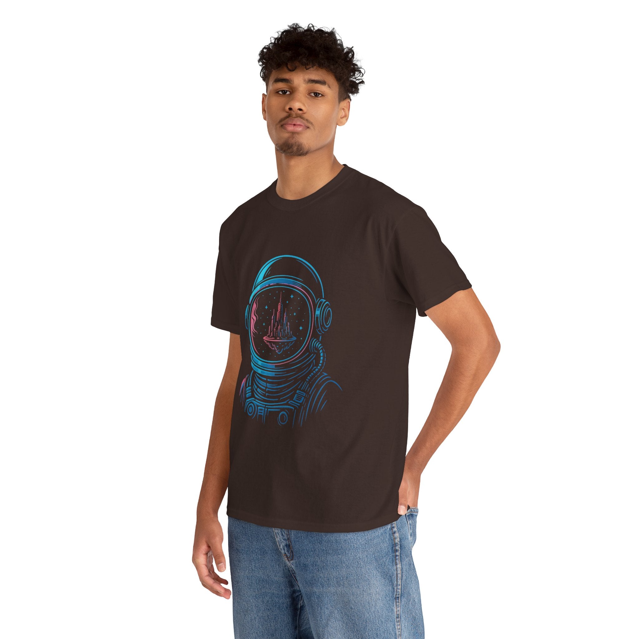 Cosmic Astronaut Unisex Heavy Cotton Tee
