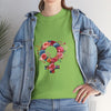 Floral Feminist Empowering Statement Heavy Cotton Custom Tee