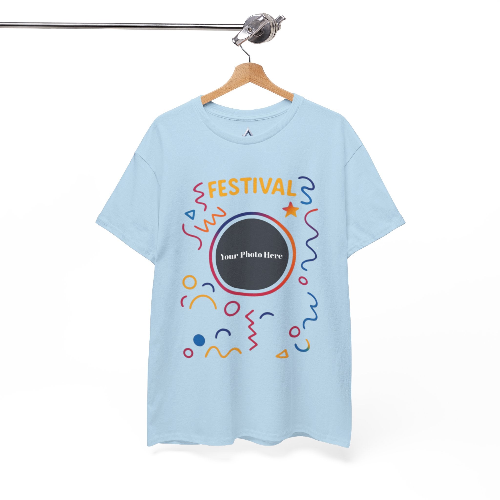 Festival Custom Photo Heavy Cotton Tee