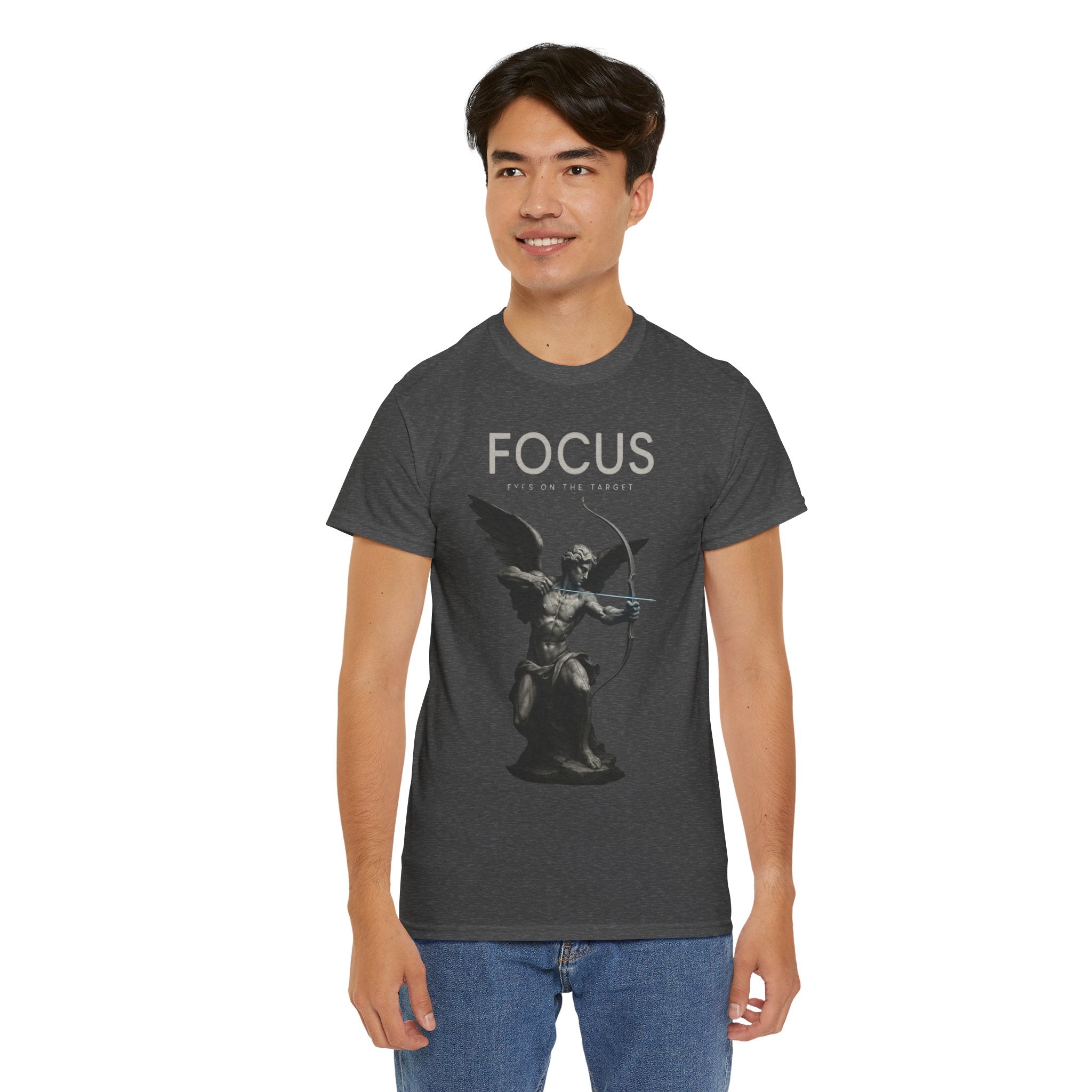 Focus Angelic Graphic Unisex Heavy Cotton Tee