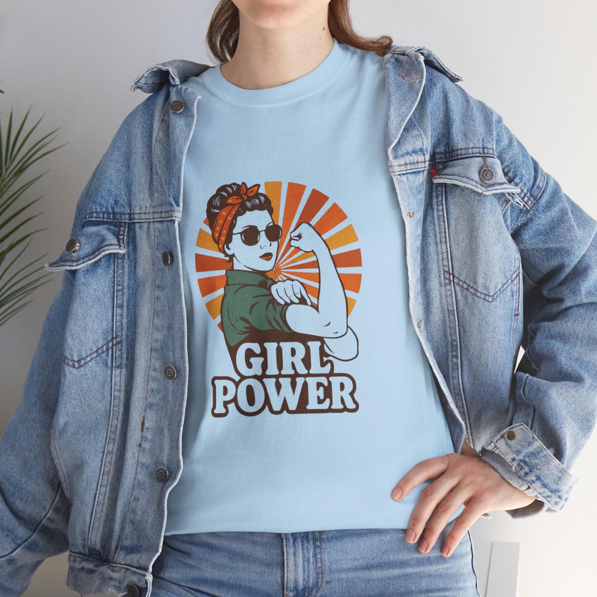 Empowering Girl Power Heavy Cotton Tee