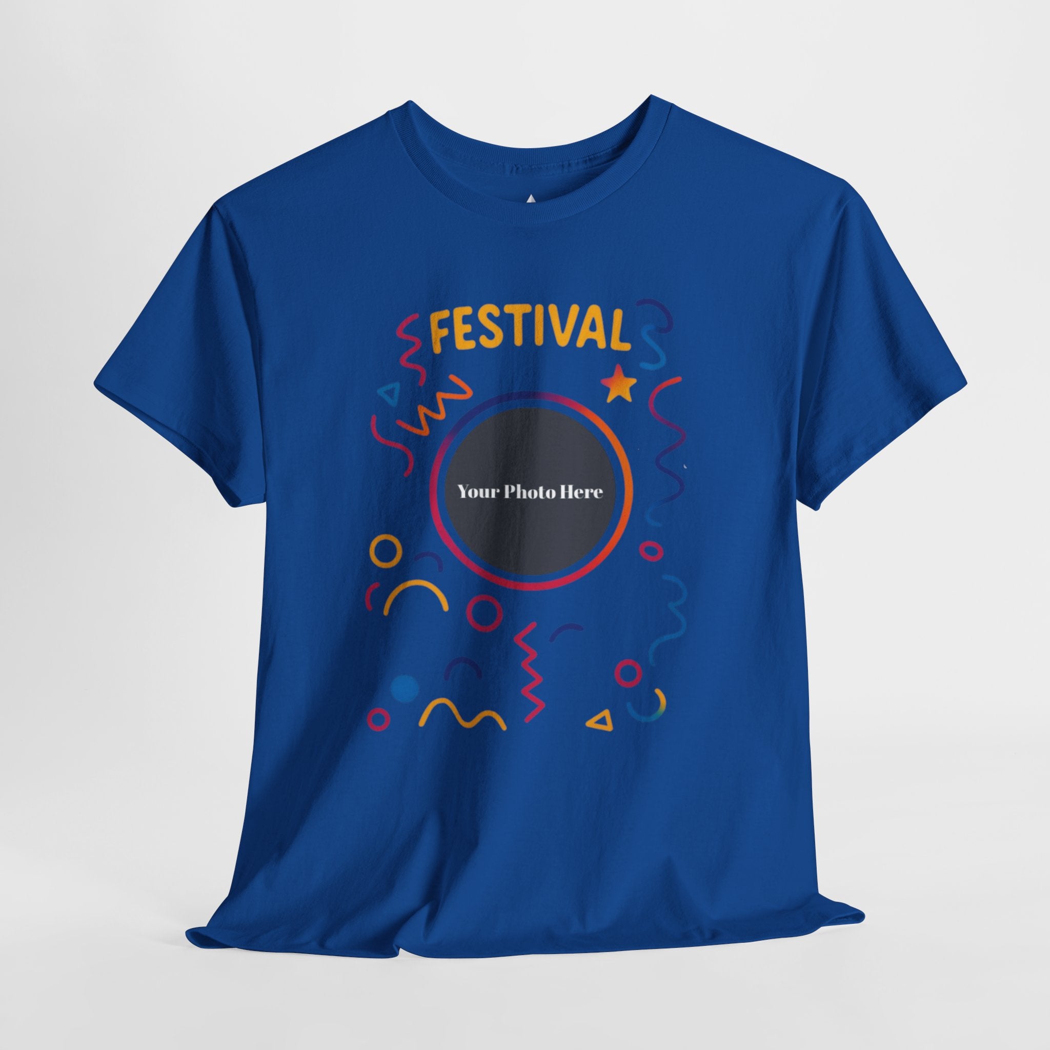 Festival Custom Photo Heavy Cotton Tee