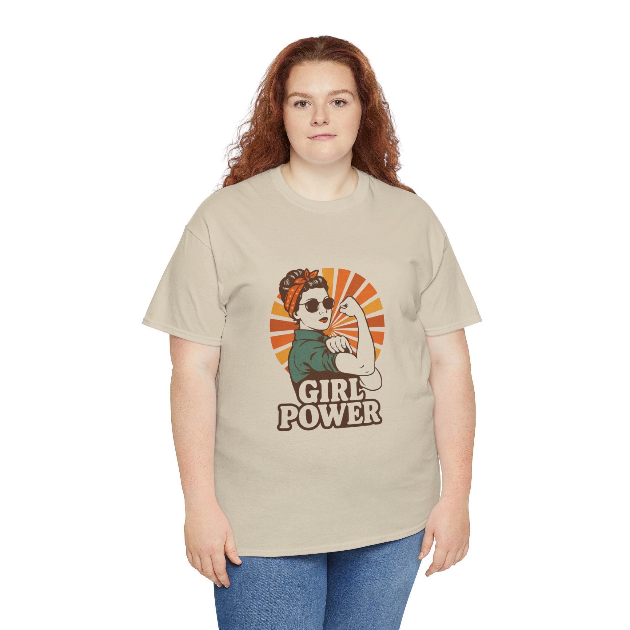 Empowering Girl Power Heavy Cotton Tee