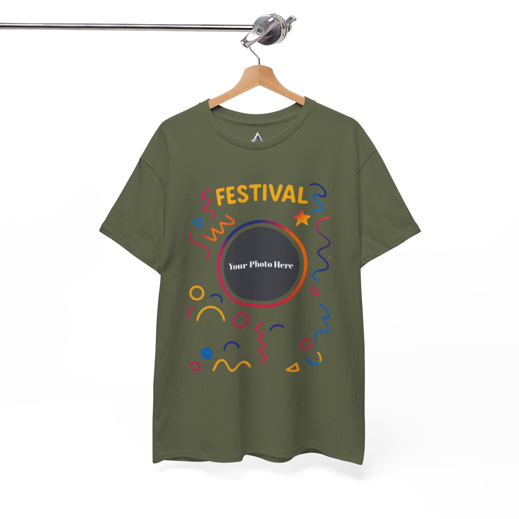 Festival Custom Photo Heavy Cotton Tee