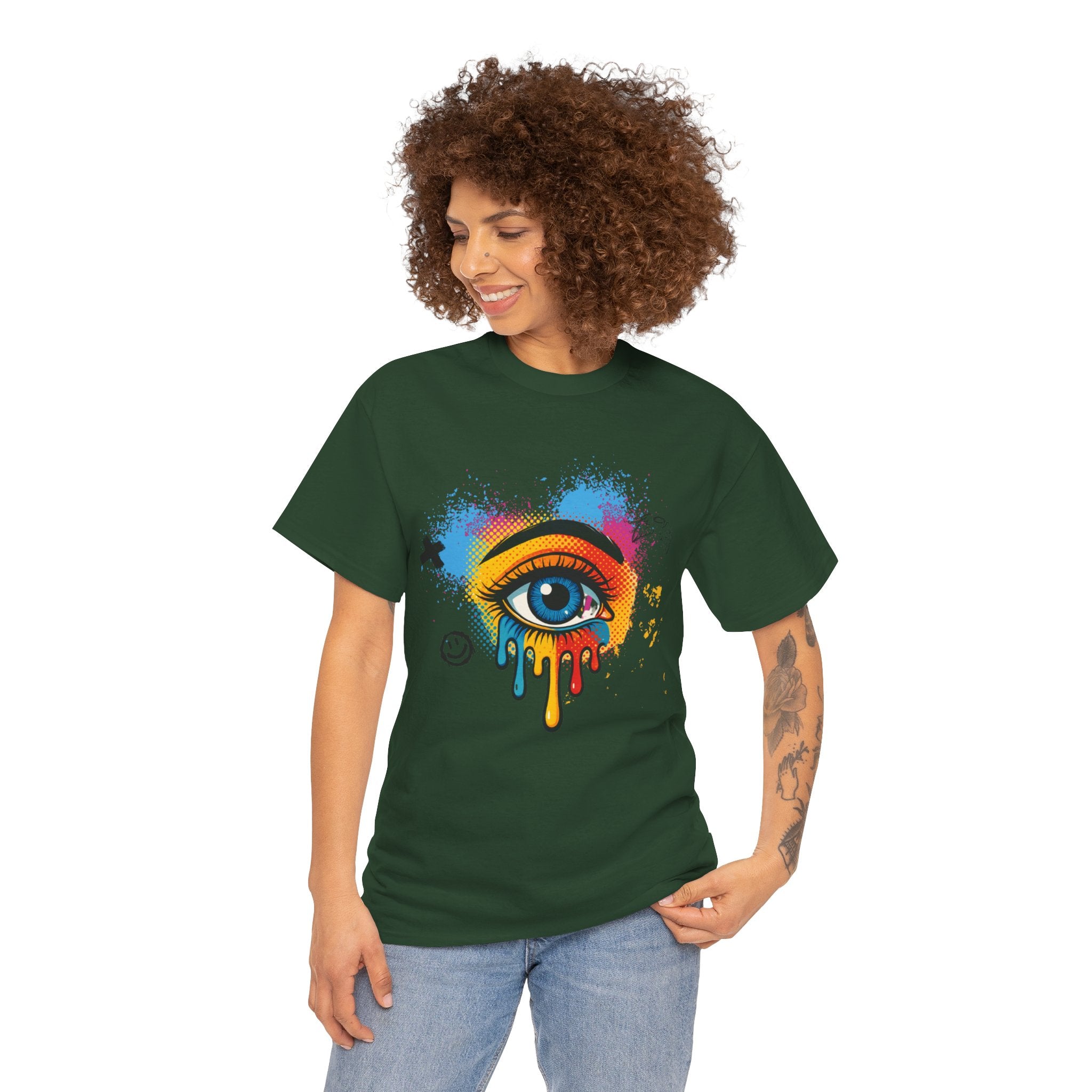 Artistic Eye Tee, Unisex Heavy Cotton T-Shirt