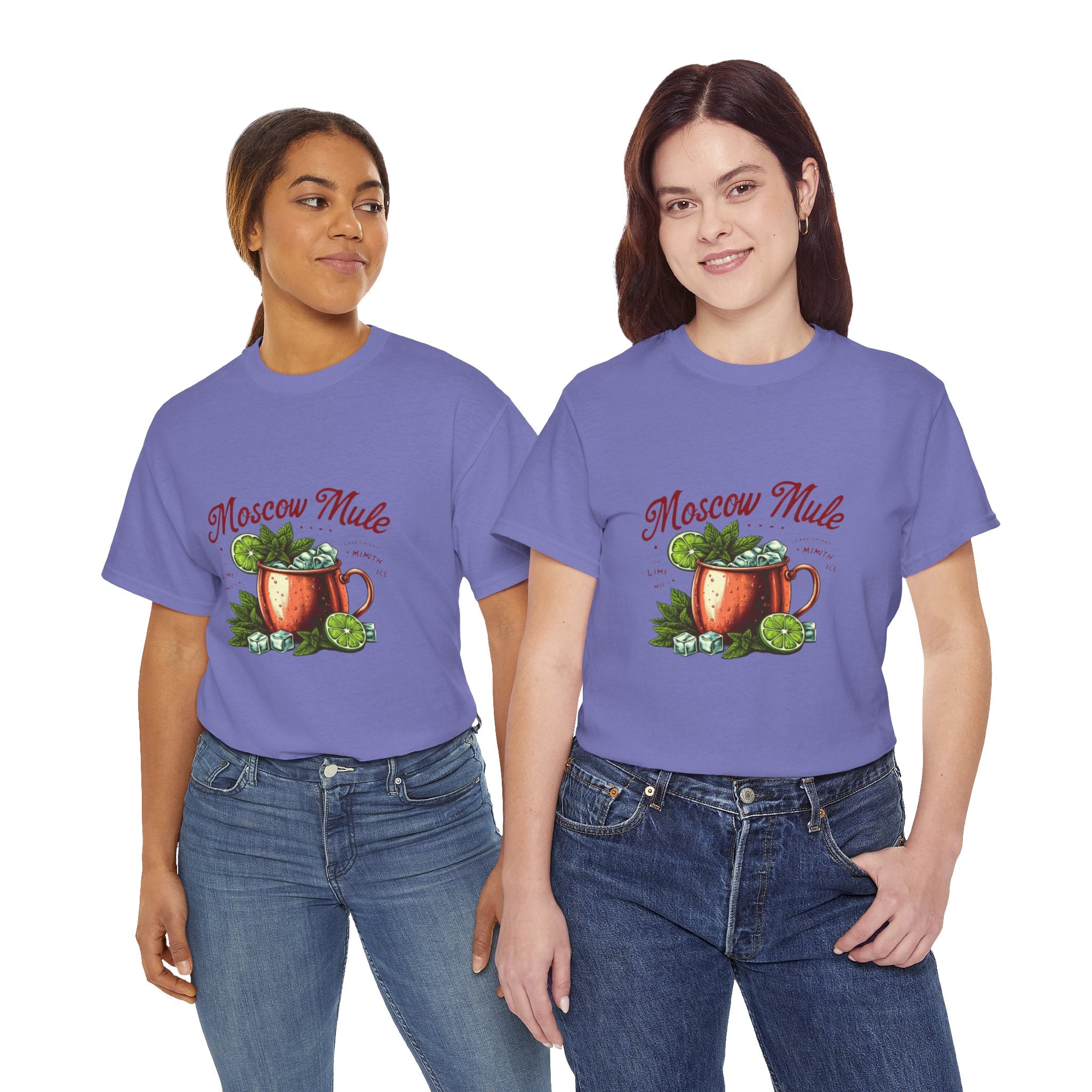 Moscow Mule Cocktail Unisex Heavy Cotton Tee