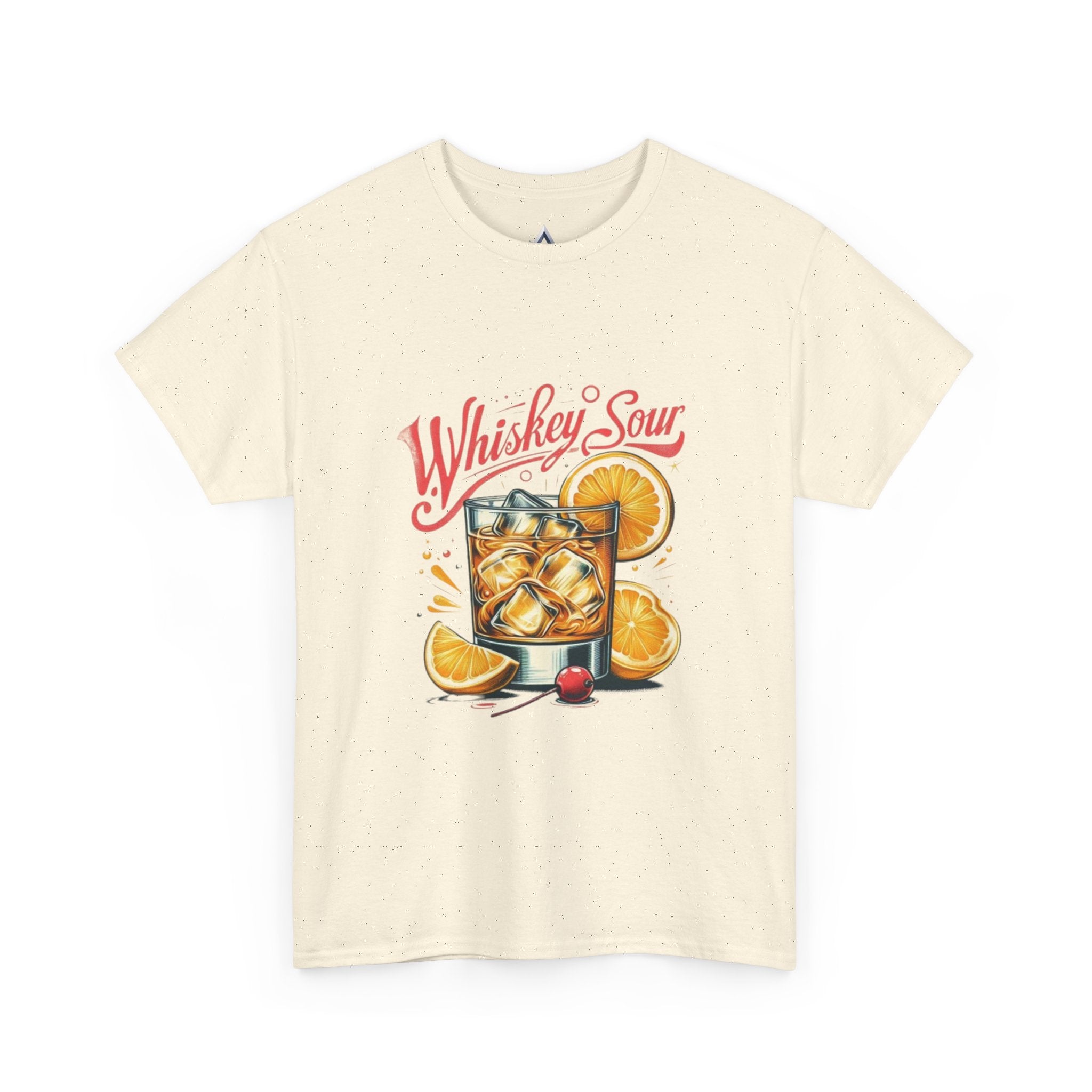 Whiskey Sour Cocktail Unisex Heavy Cotton Tee