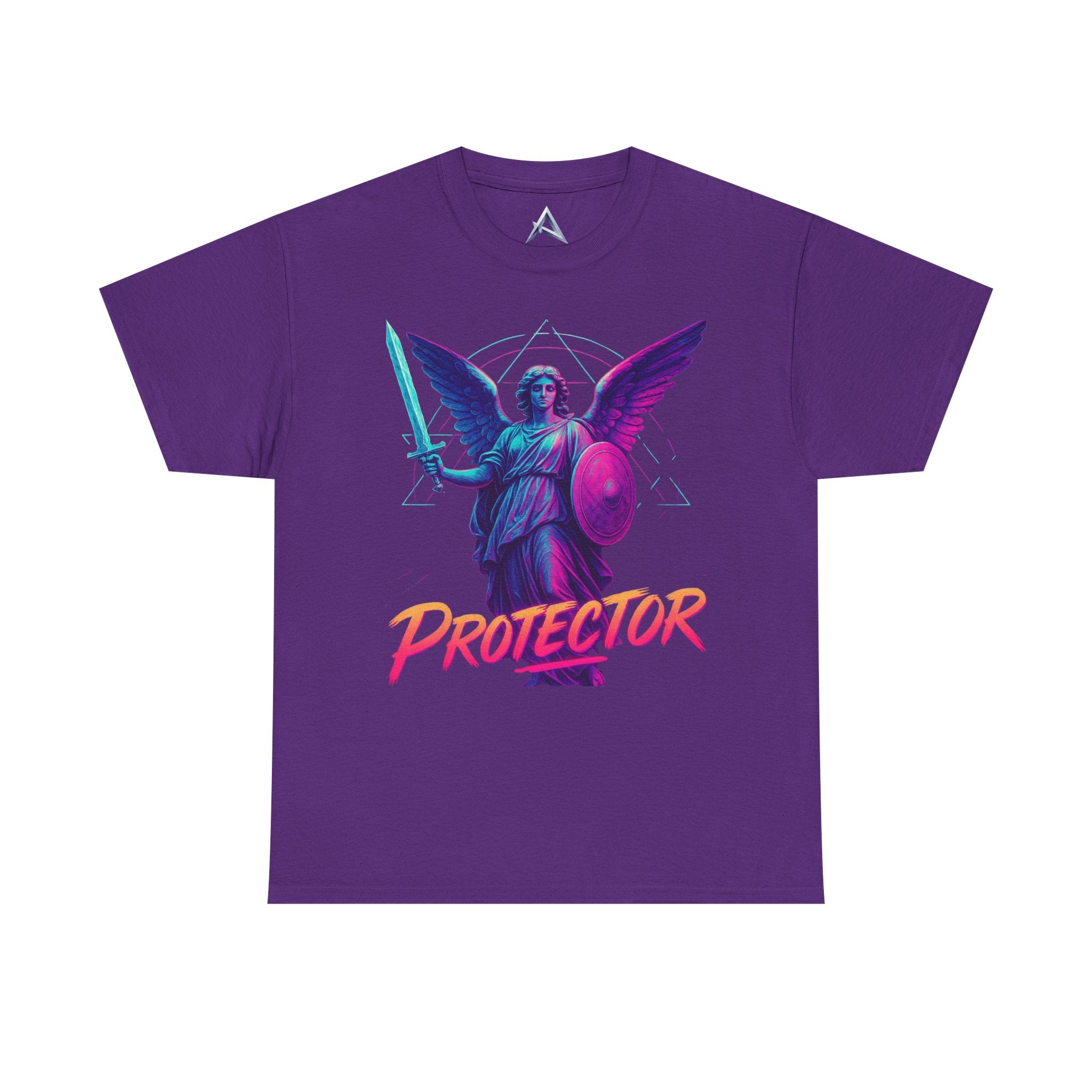 Vibrant Guardian Protector Graphic Heavy Cotton Tee