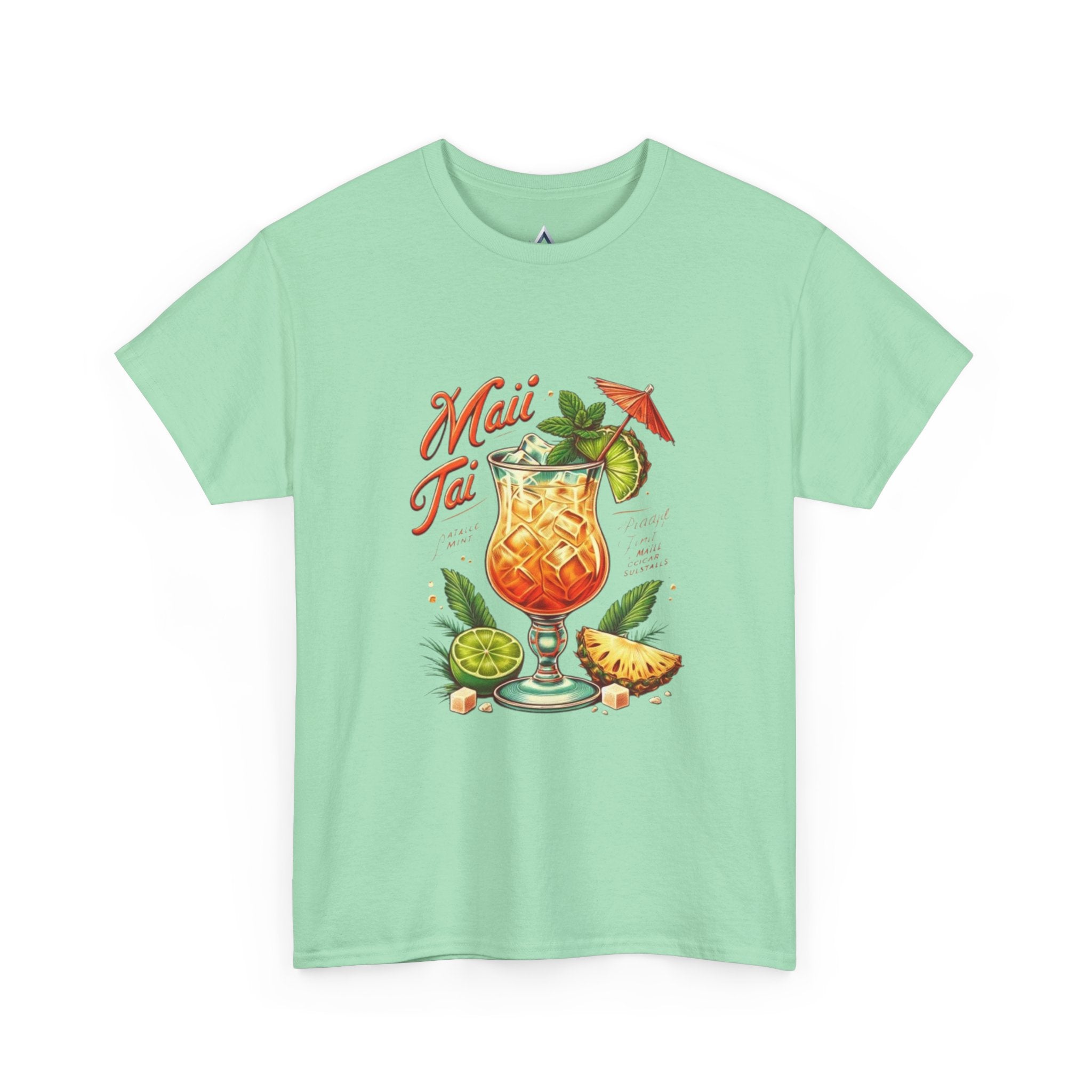 Maui Tai Cocktail Unisex Heavy Cotton Tee