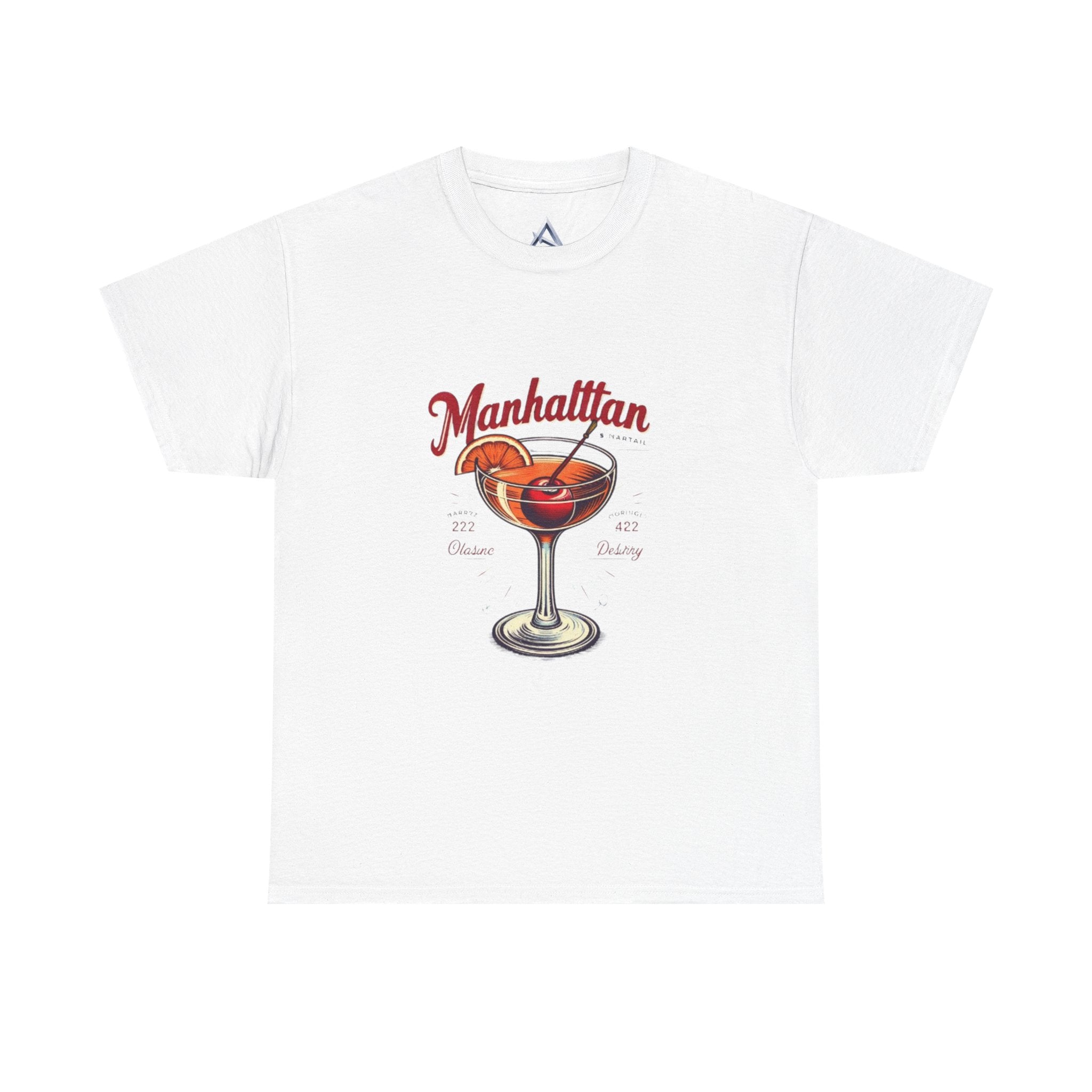 Manhattan Cocktail Unisex Heavy Cotton Tee