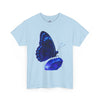 Blue Butterfly Graphic Heavy Cotton Tee