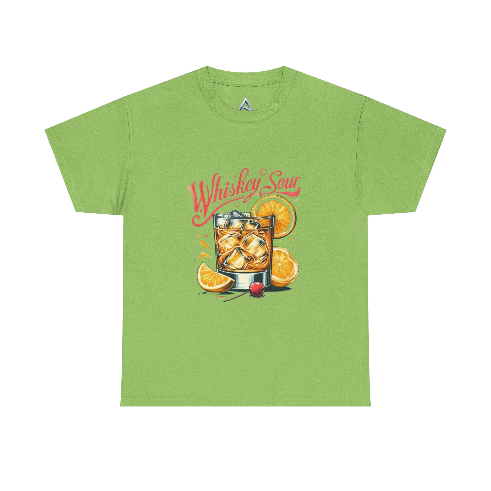 Whiskey Sour Cocktail Unisex Heavy Cotton Tee