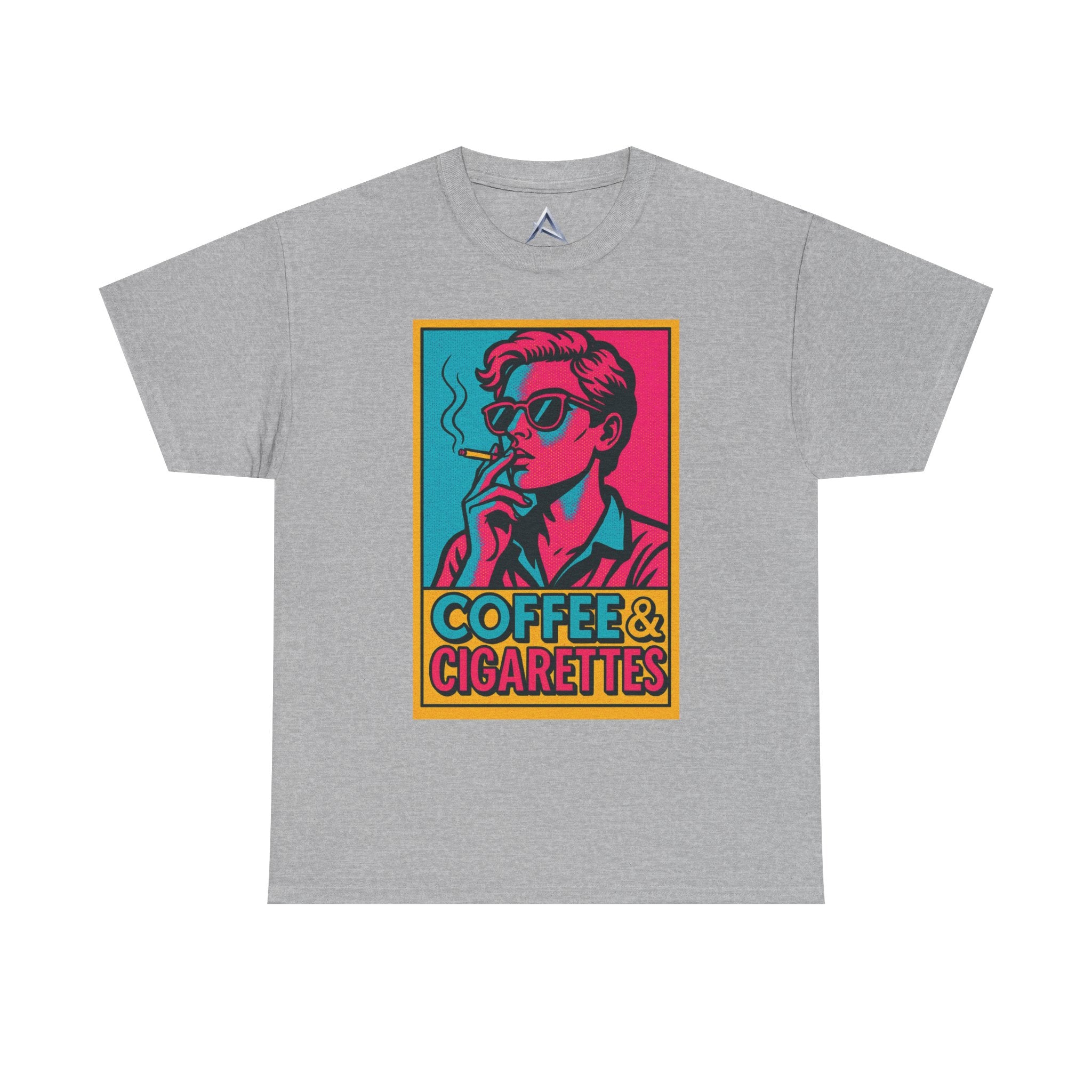 Coffee & Cigarettes Vintage Unisex Heavy Cotton Tee
