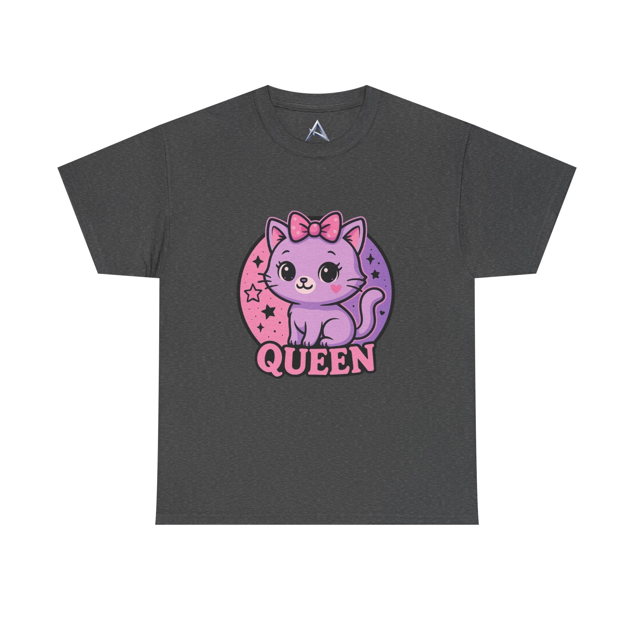 Cute Cat Queen Unisex Heavy Cotton Tee
