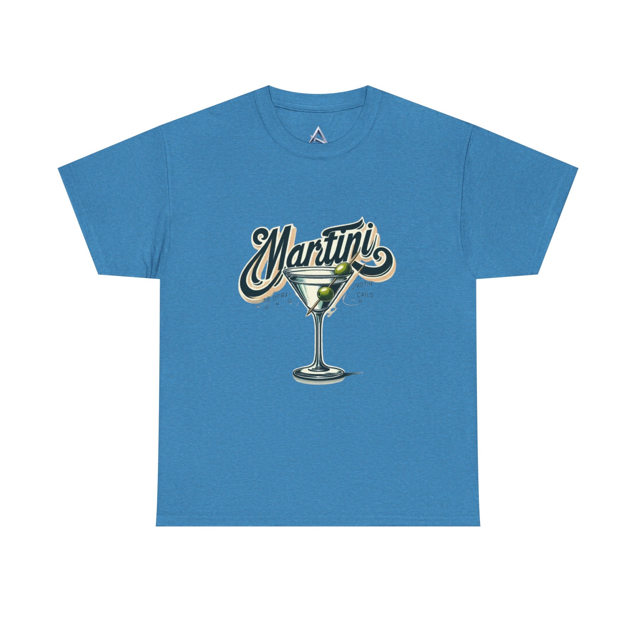 Martini Cocktail Unisex Heavy Cotton Tee