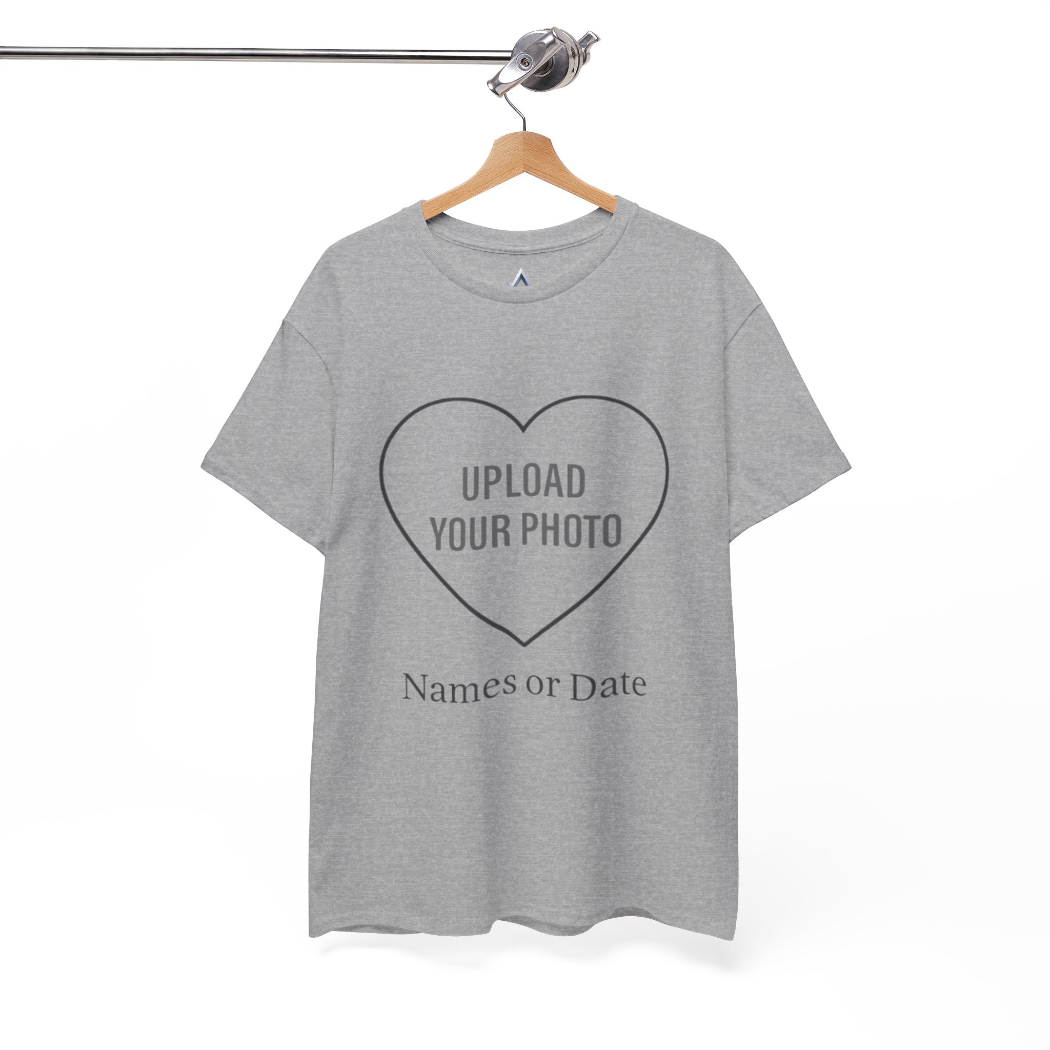 Photo Heart Custom - Heavy Cotton Tee