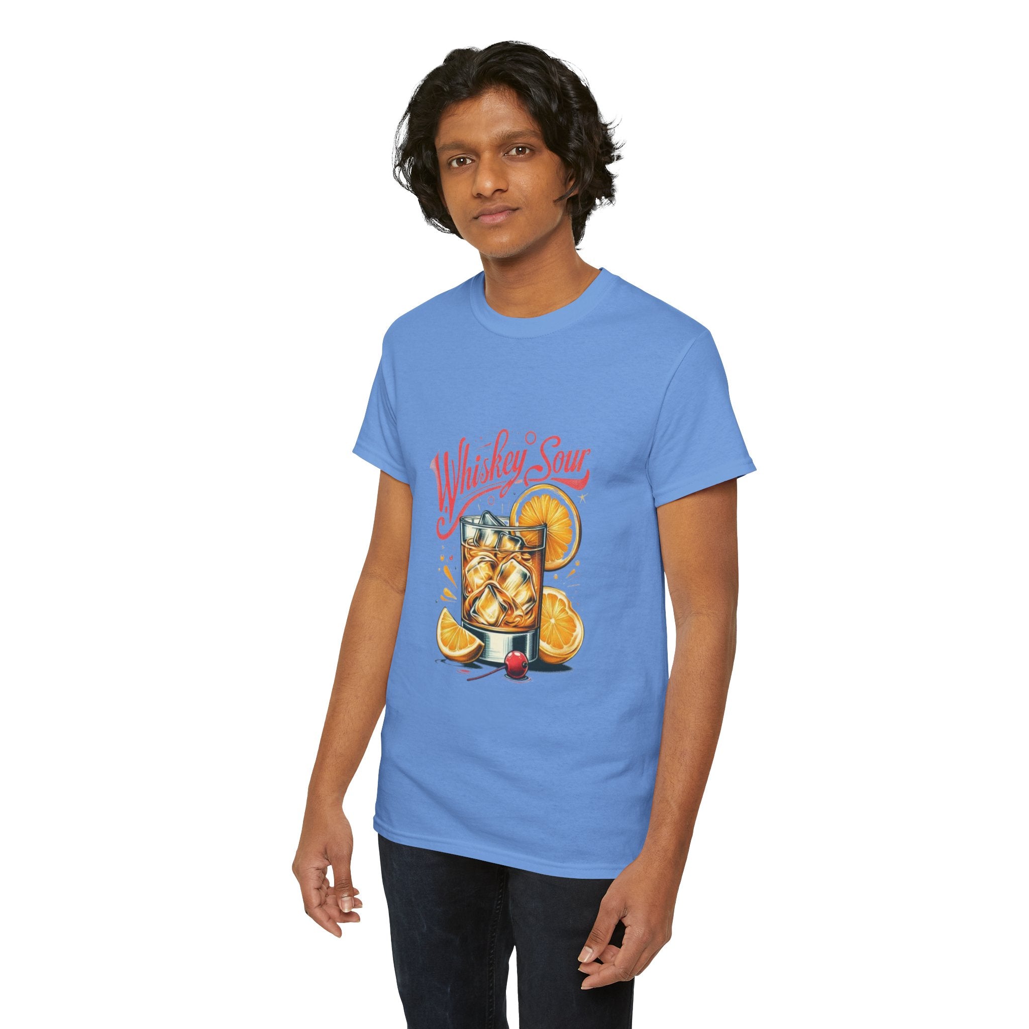 Whiskey Sour Cocktail Unisex Heavy Cotton Tee