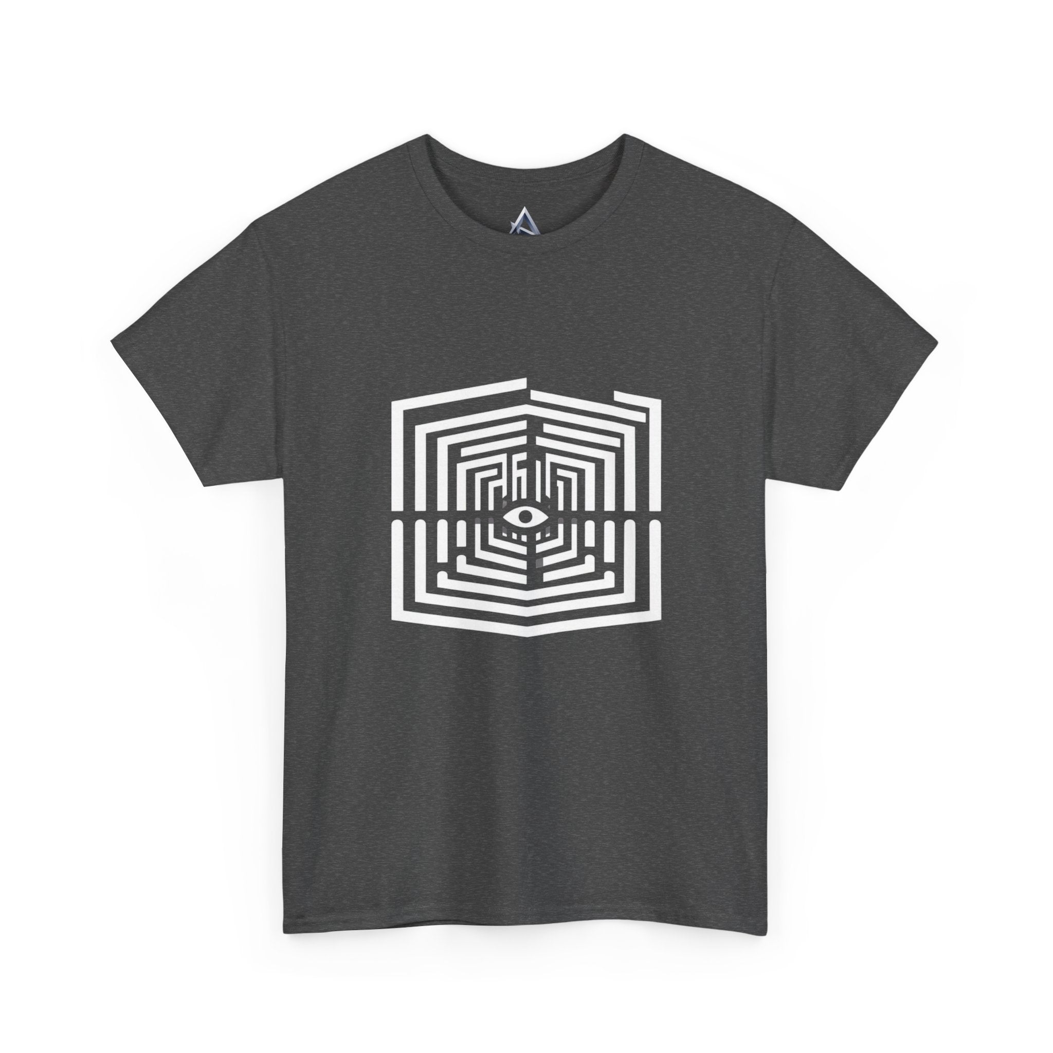 Geometric Maze Heavy Cotton Tee