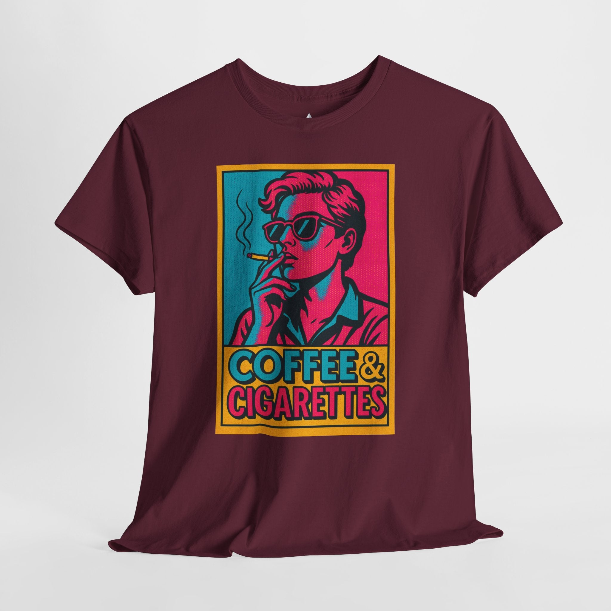 Coffee & Cigarettes Vintage Unisex Heavy Cotton Tee